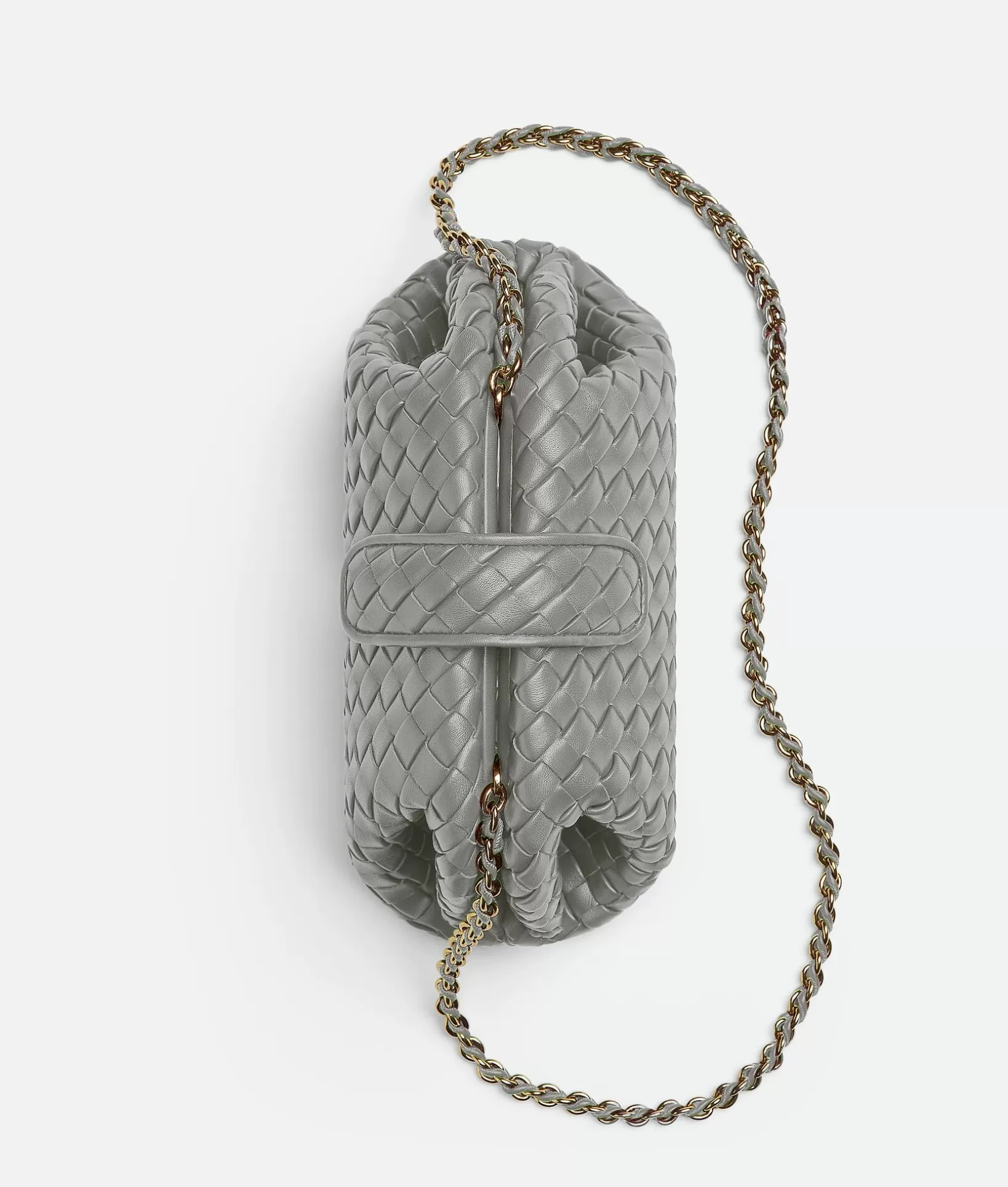 Crossbody | Mini>Bottega Veneta Lauren 1980 Mini Clutch With Chain Sterling