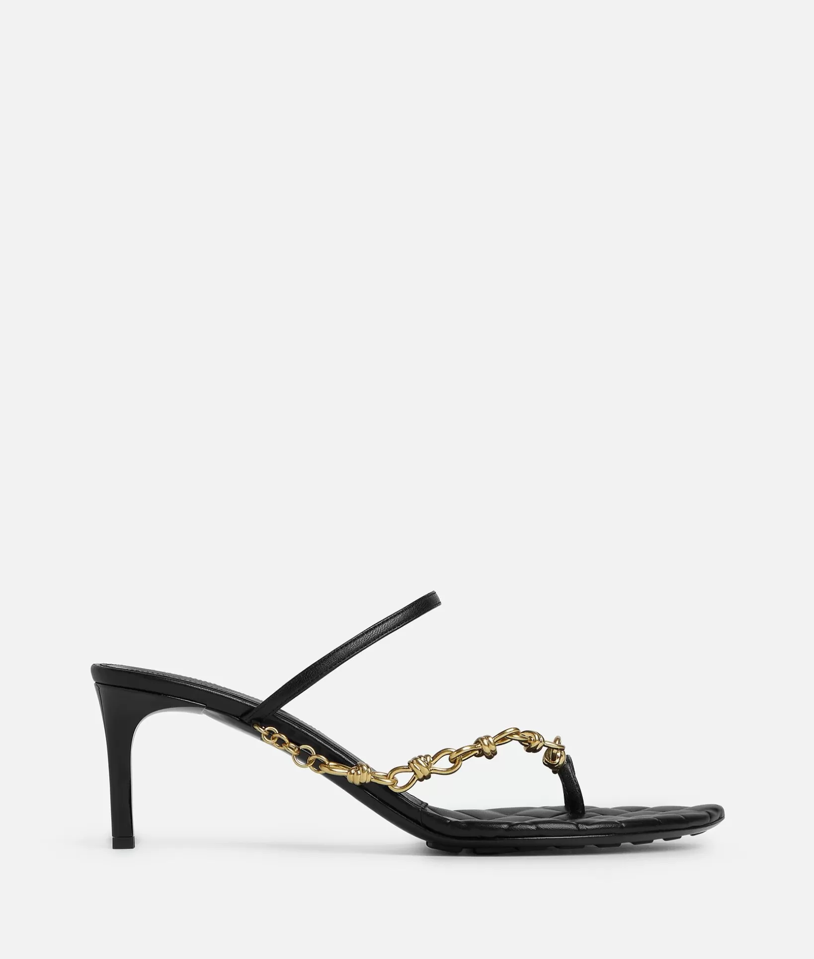 Sandals>Bottega Veneta Leaf Sandal Black