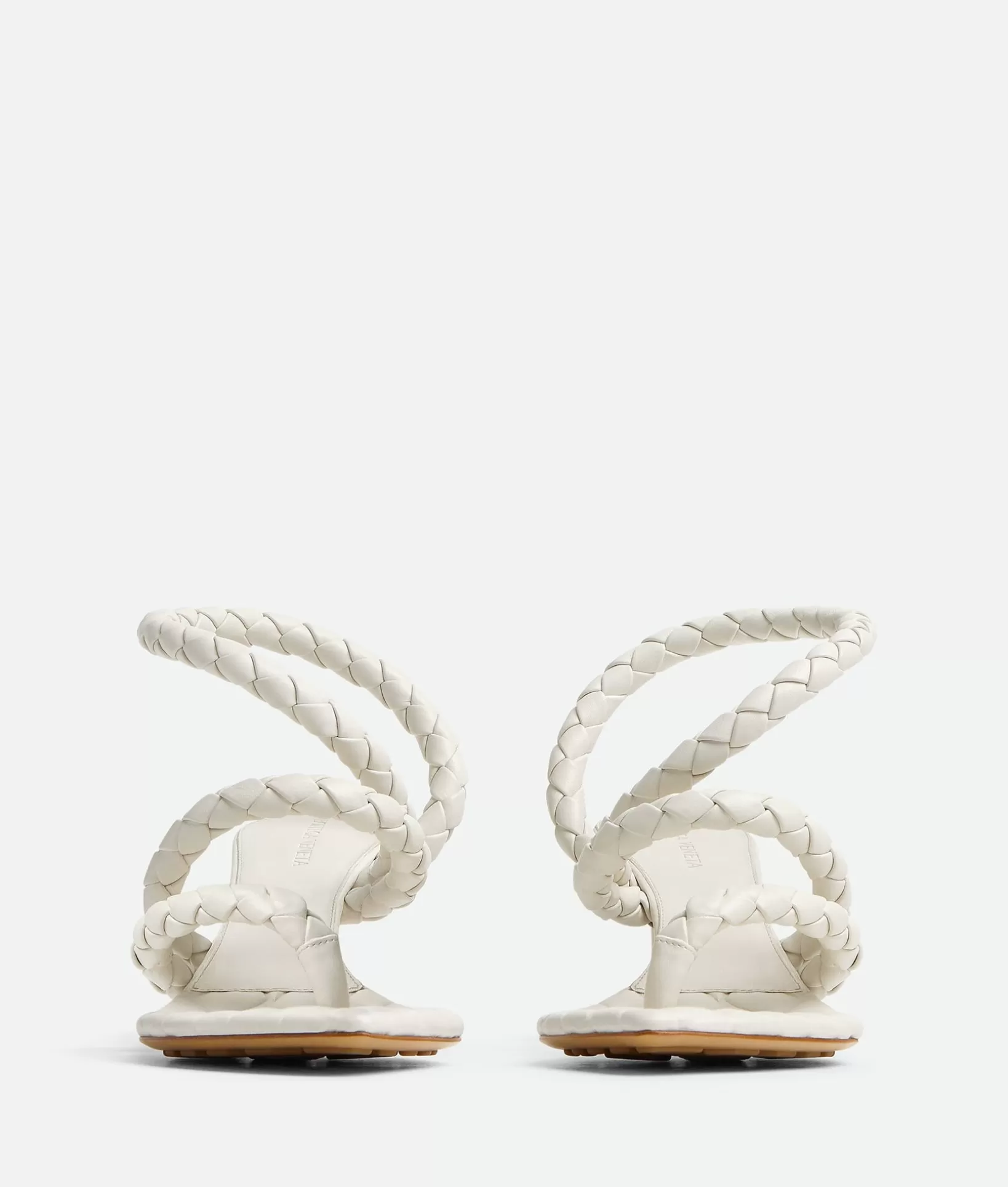 Sandals>Bottega Veneta Leaf Sandal White