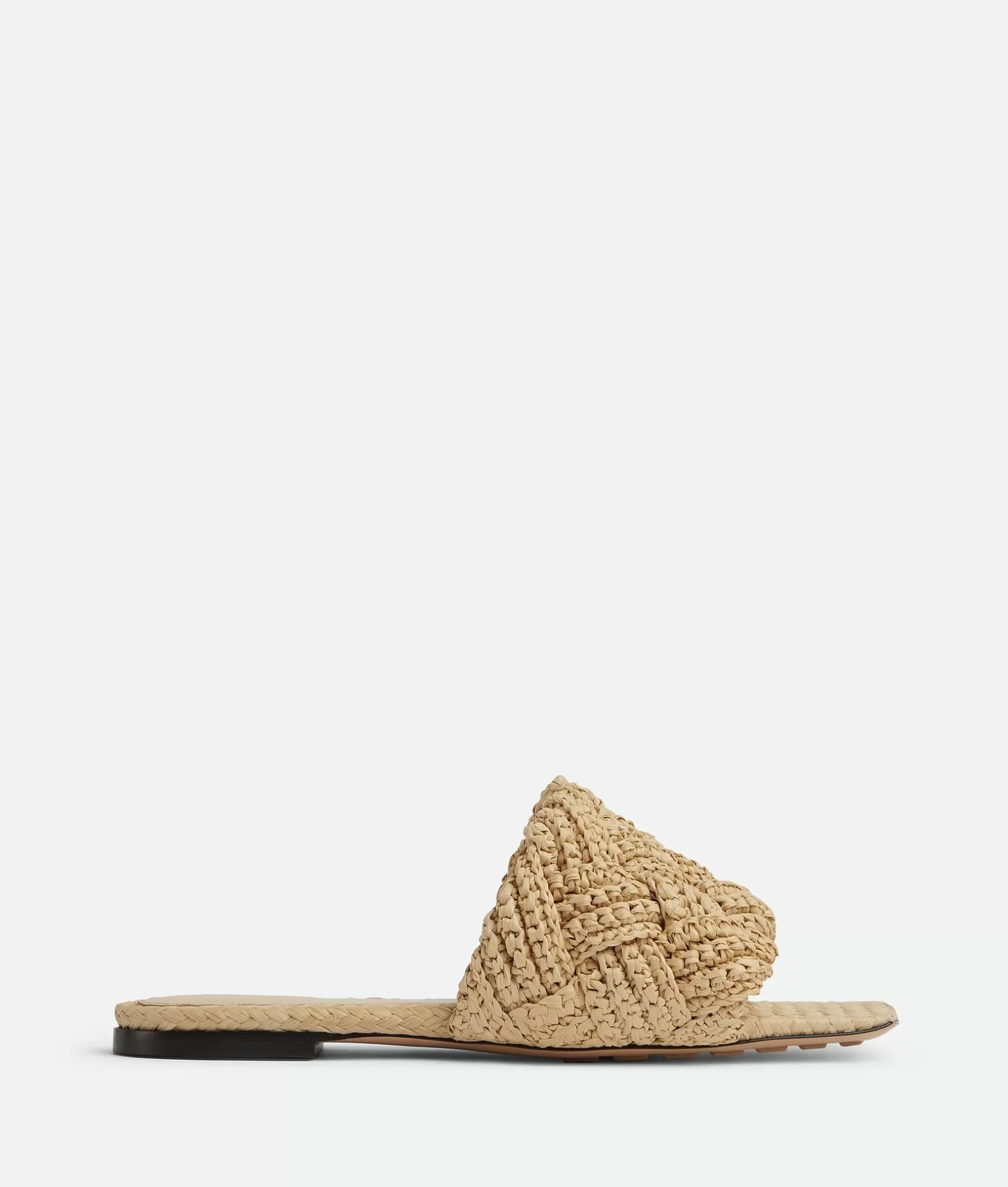 Sandals>Bottega Veneta Lido Flat Sandal Cane sugar