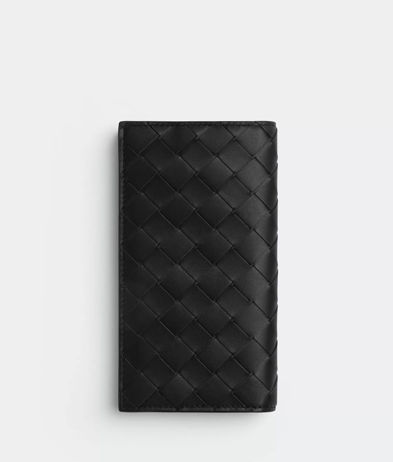 Long Wallets>Bottega Veneta Long Intrecciato Wallet Black