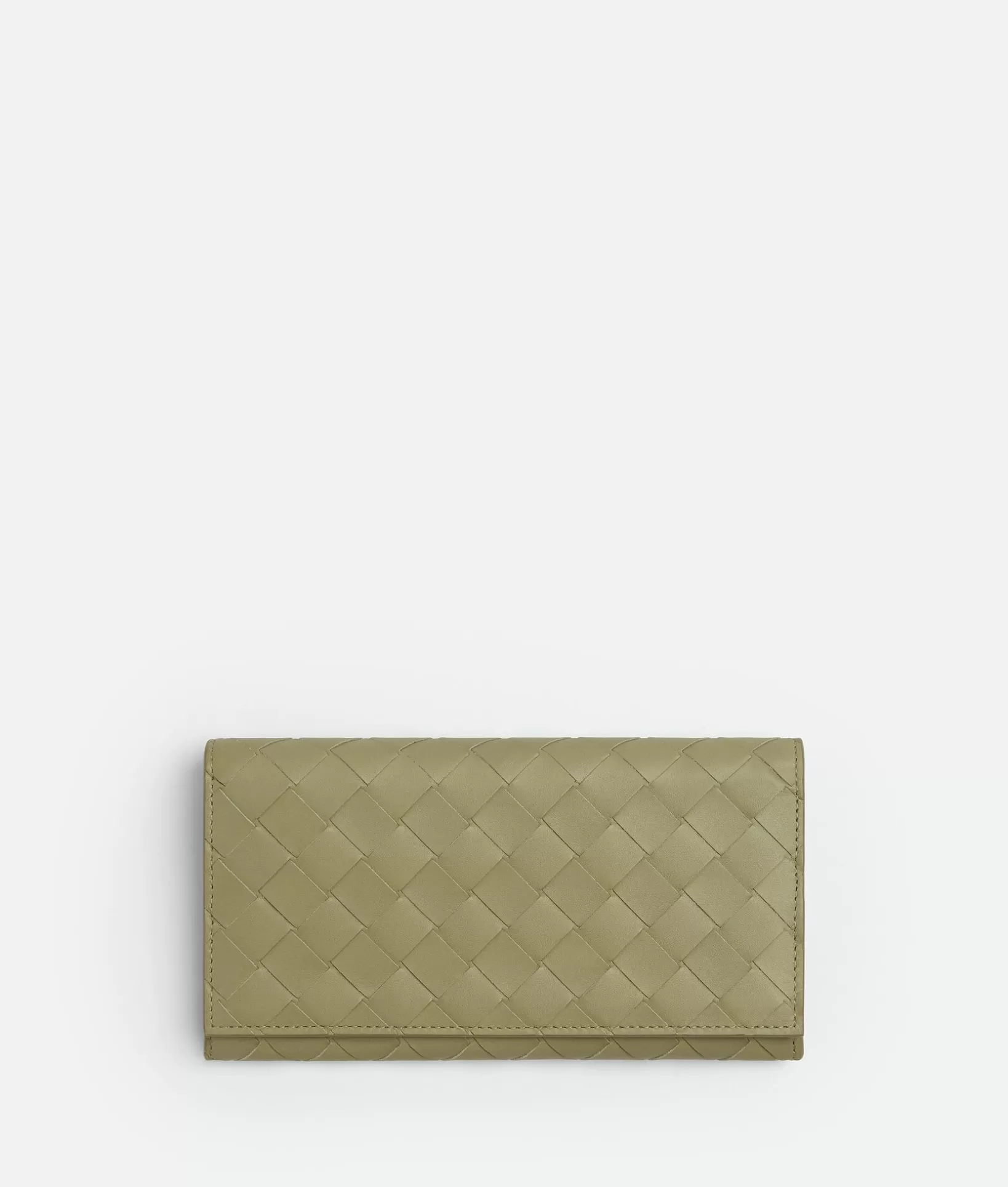 Long Wallets>Bottega Veneta Long Wallet With Coin Purse Travertine