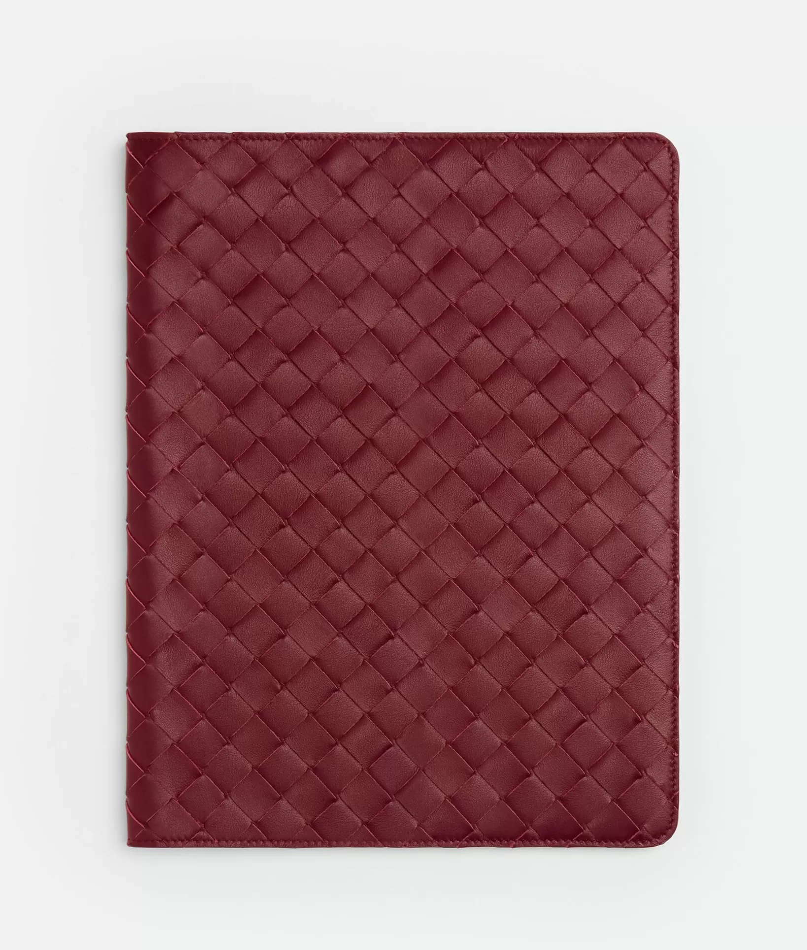 Pouches | Pouches>Bottega Veneta Maxi Intrecciato Notebook Cover Bordeaux