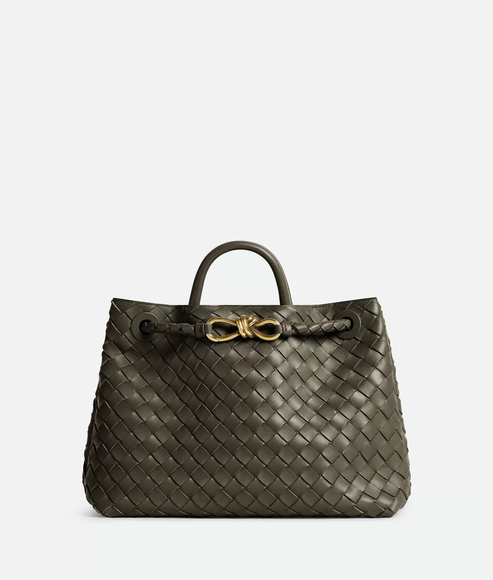 Shopper | Handle>Bottega Veneta Medium Andiamo Kaki