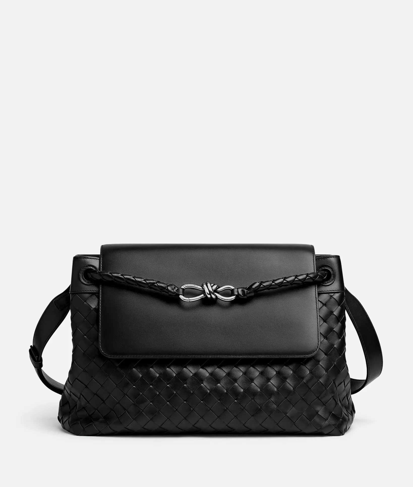 Shopper | Crossbody>Bottega Veneta Medium Andiamo Messenger Black