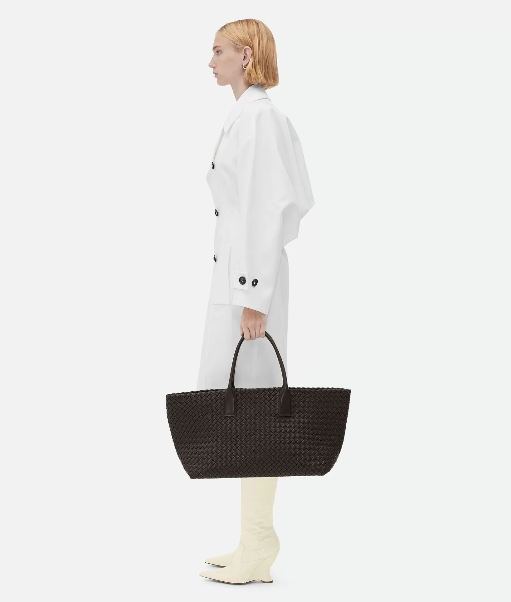 Shopper>Bottega Veneta Medium Cabat Fondant