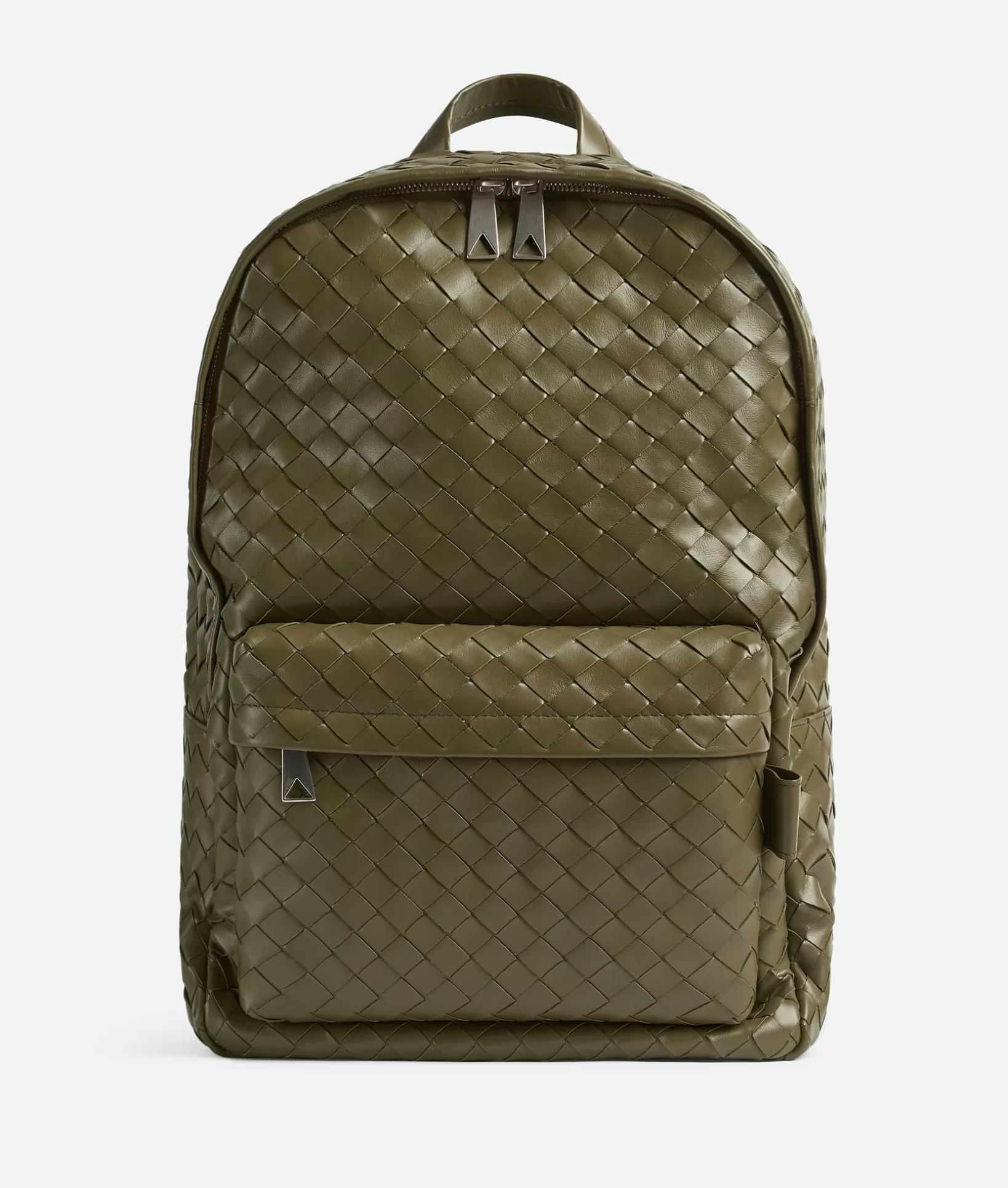 Backpack>Bottega Veneta Medium Intrecciato Backpack Mud