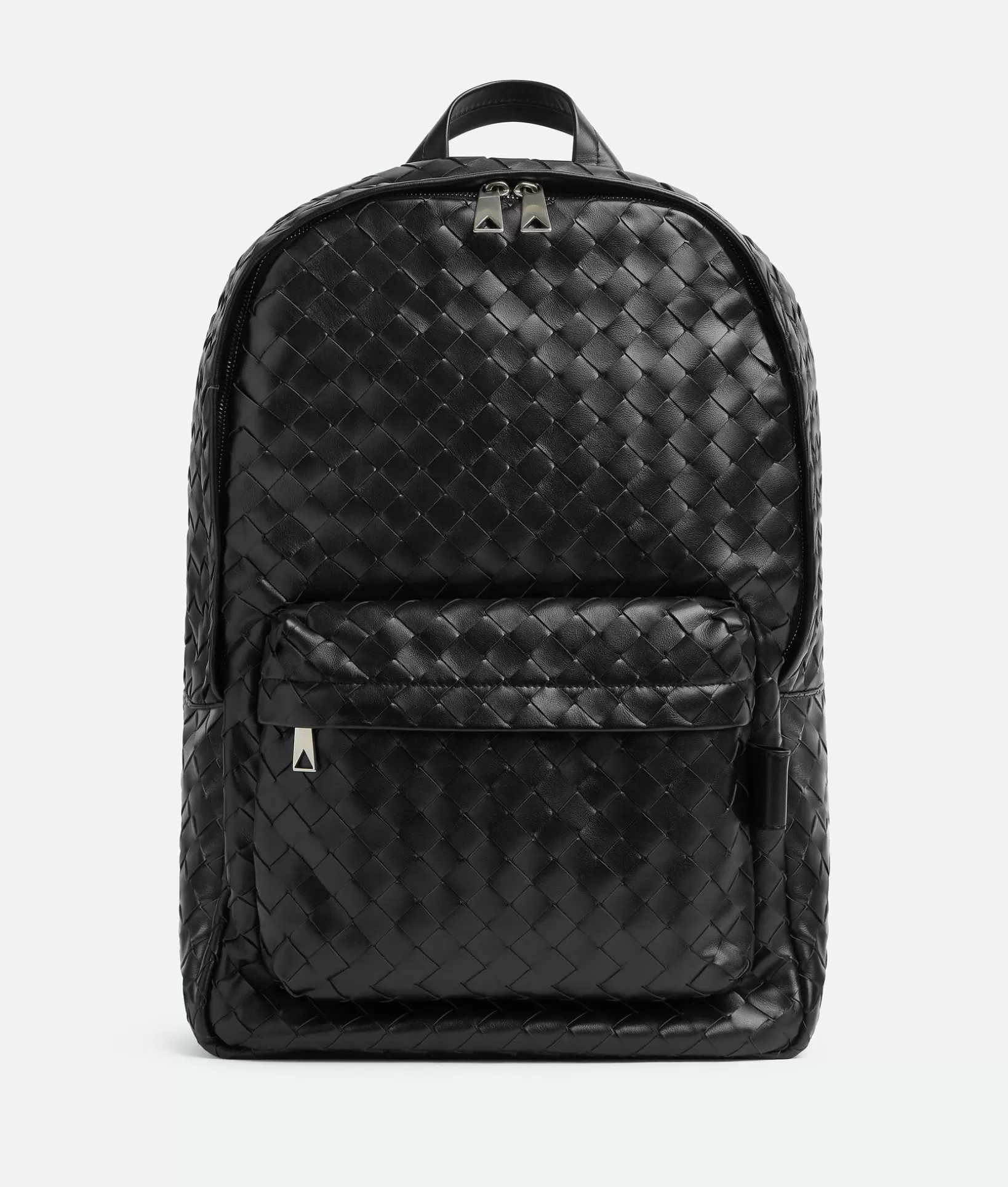 Backpack>Bottega Veneta Medium Intrecciato Backpack Black