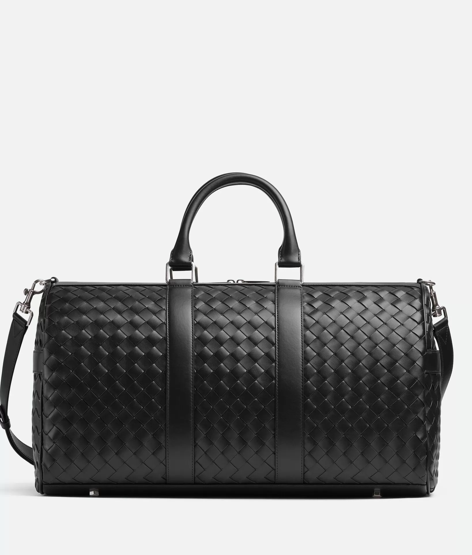 Travel Bags | Travel Bags>Bottega Veneta Medium Intrecciato Duffle Black