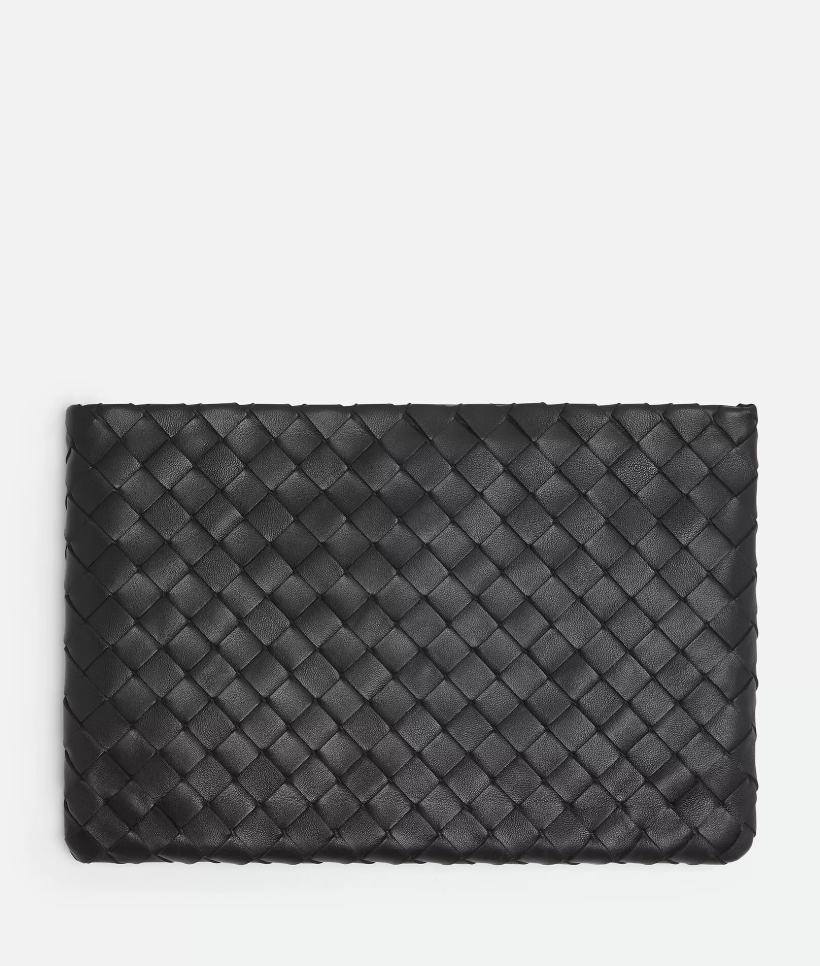 Pouches>Bottega Veneta Medium Pouch Black