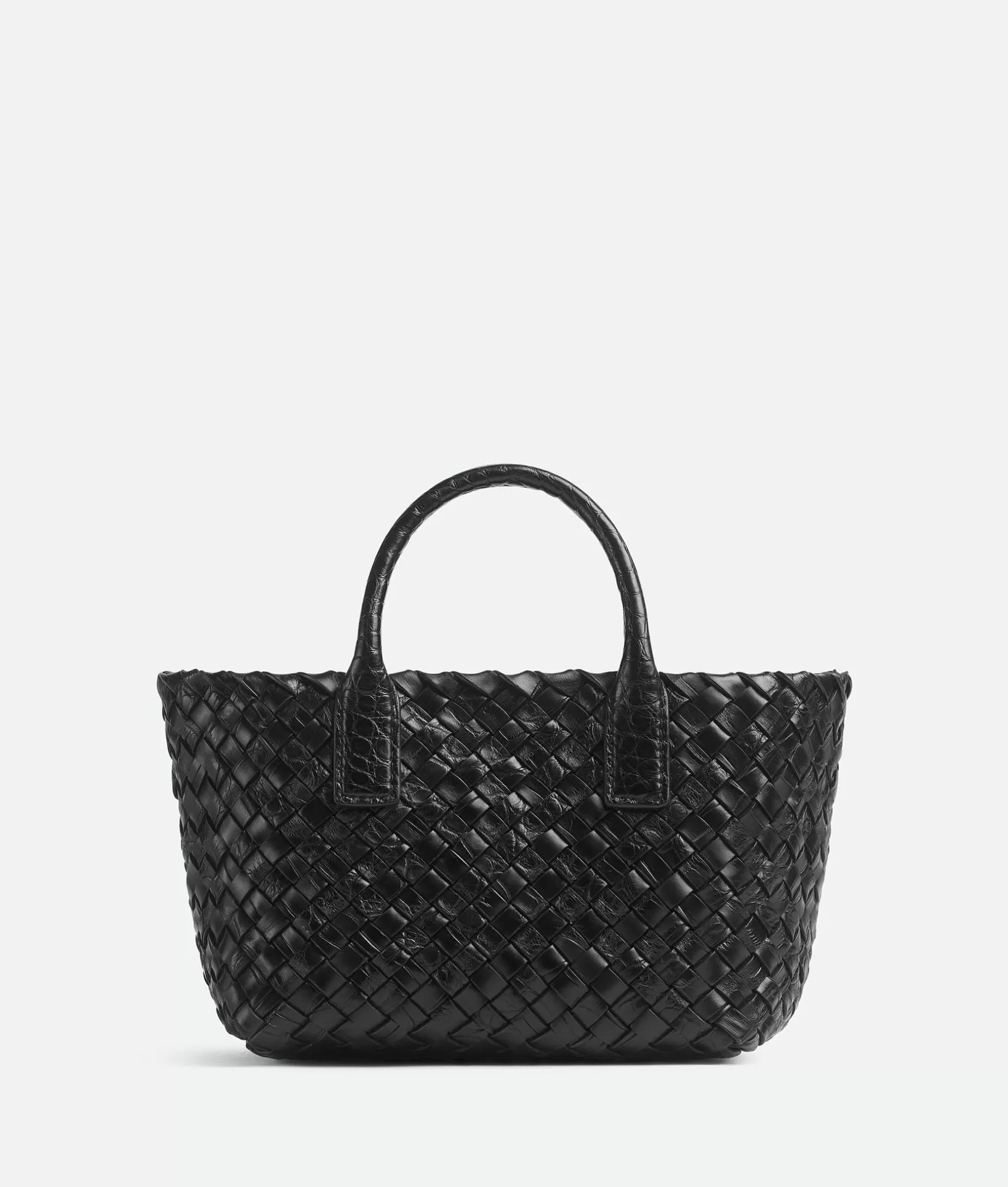 Mini>Bottega Veneta Mini Cabat Black