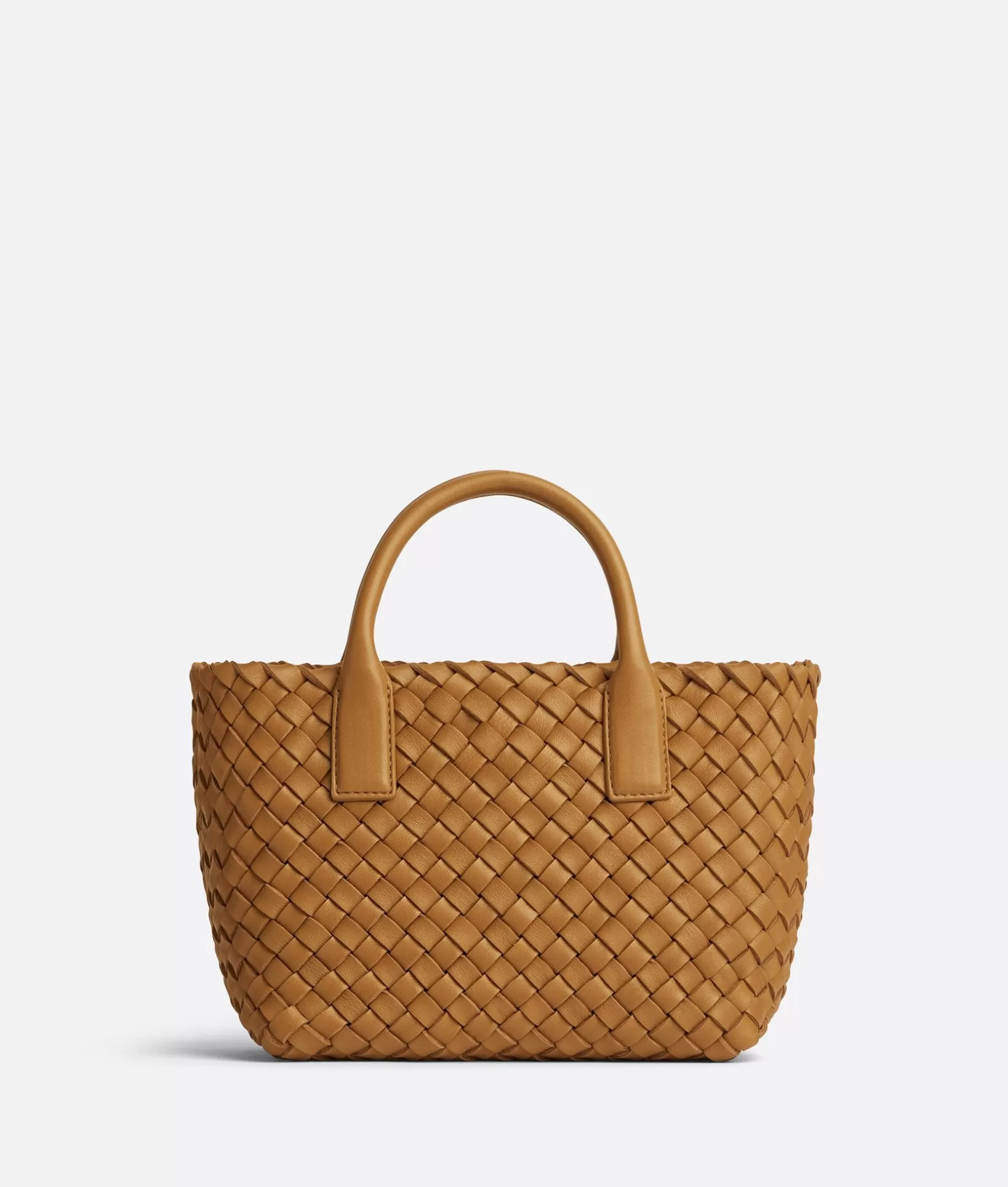 Mini>Bottega Veneta Mini Cabat Caramel