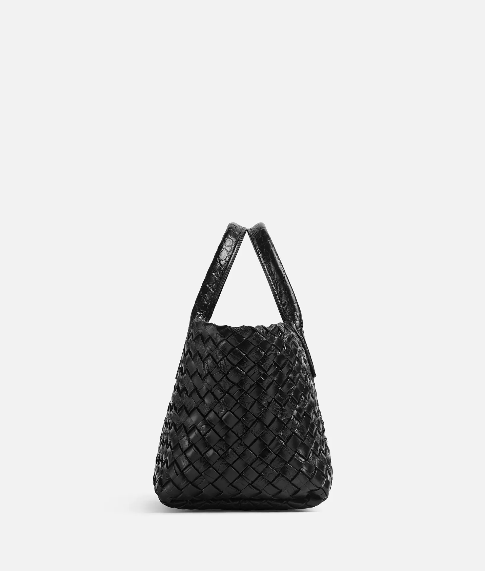 Mini>Bottega Veneta Mini Cabat Black