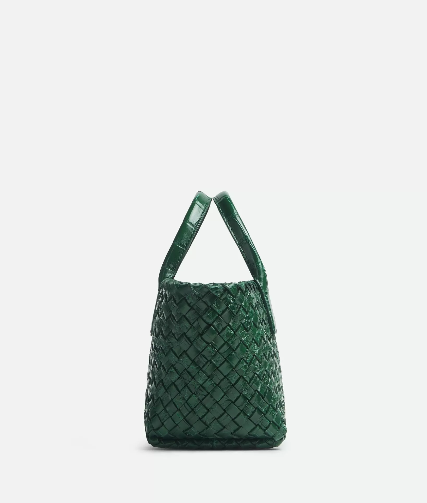 Mini>Bottega Veneta Mini Cabat Emerald green