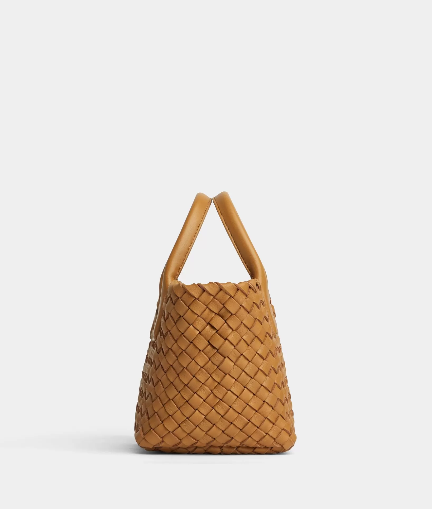 Mini>Bottega Veneta Mini Cabat Caramel