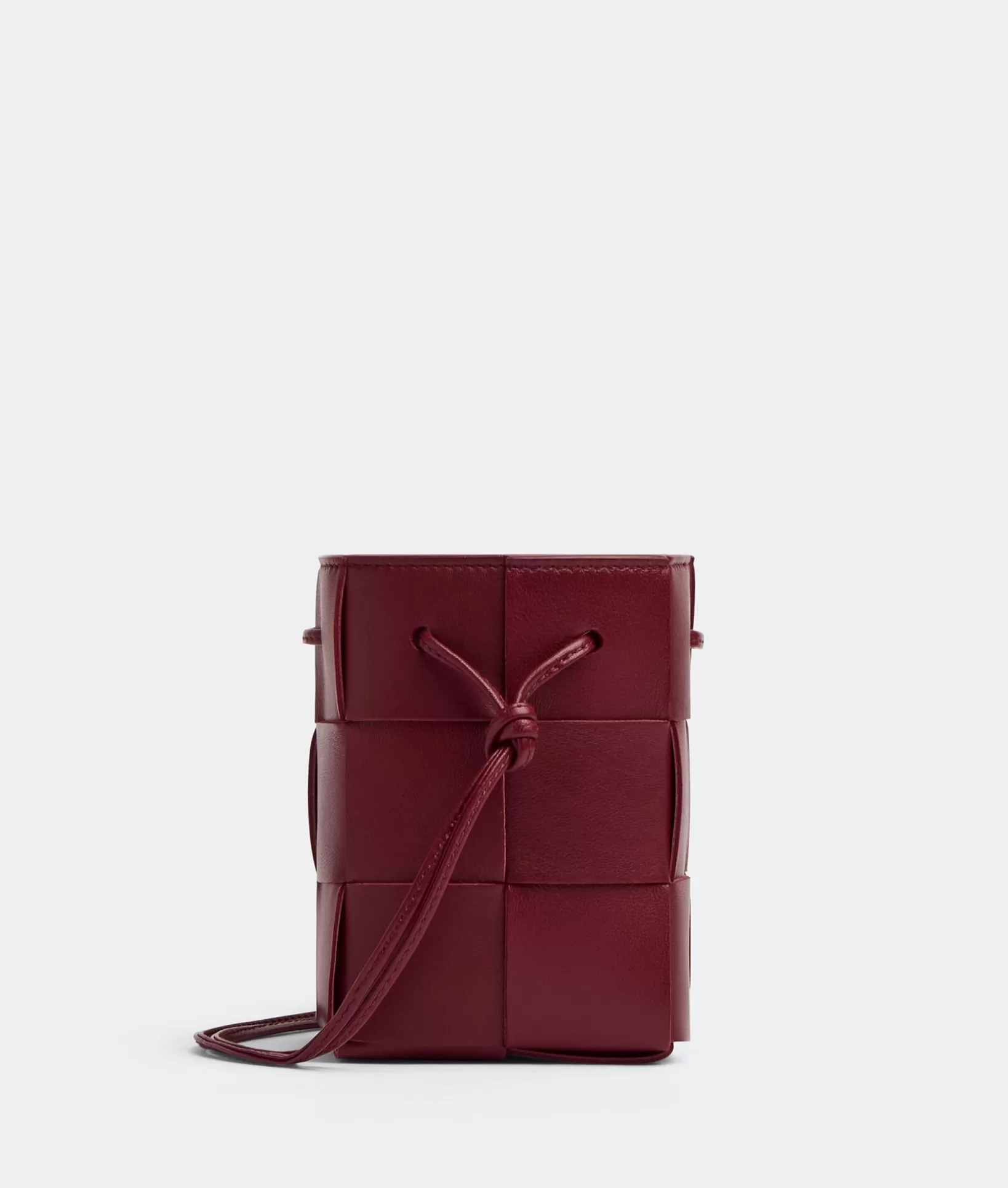 Mini>Bottega Veneta Mini Cassette Bucket Bag Bordeaux