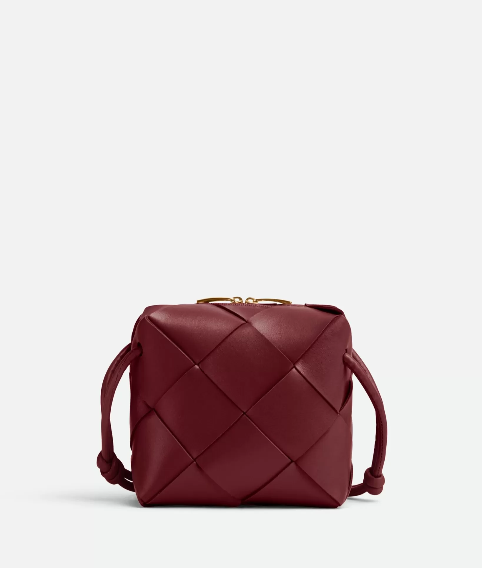 Mini>Bottega Veneta Mini Cassette Camera Bag Bordeaux