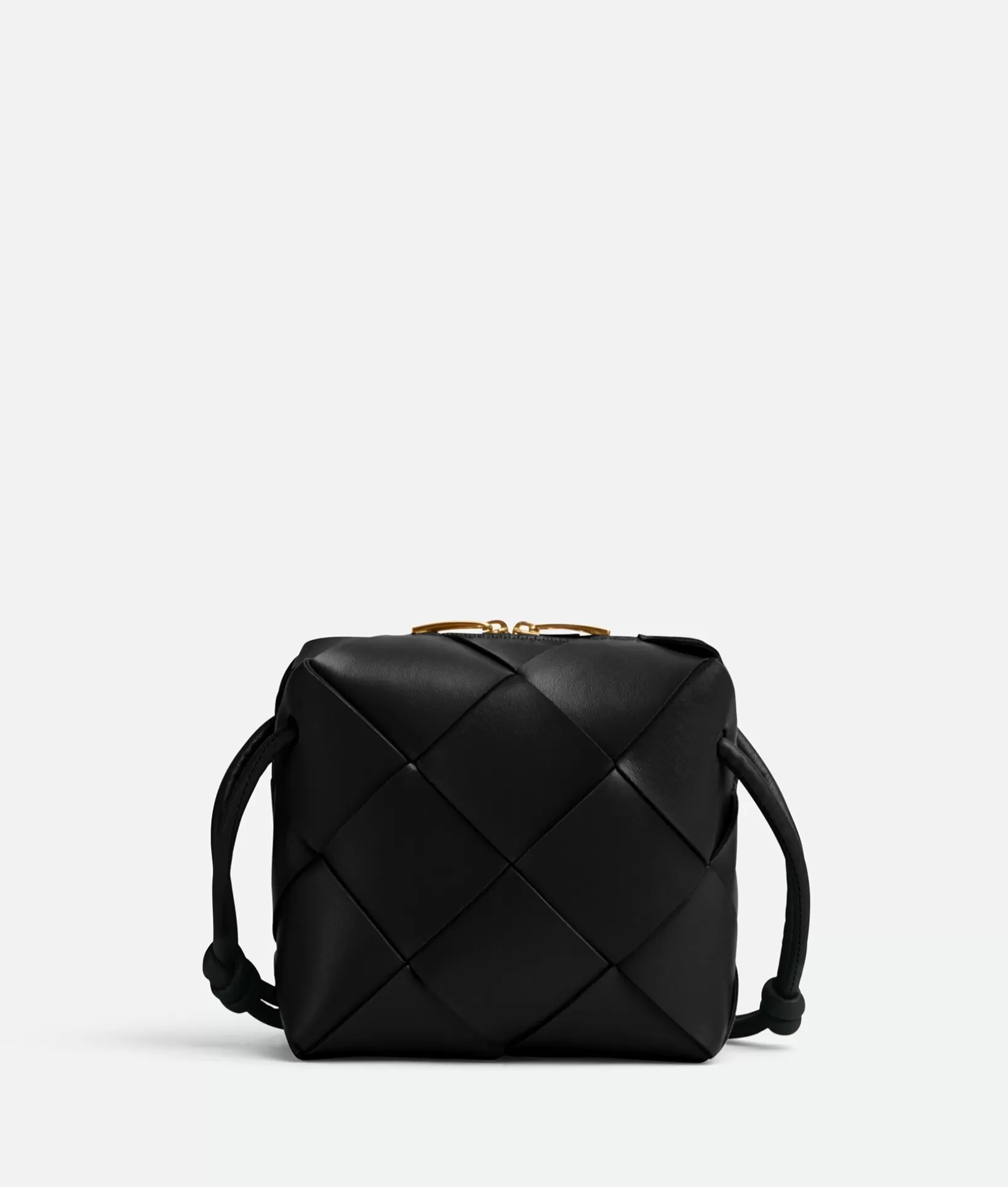 Mini>Bottega Veneta Mini Cassette Camera Bag Black