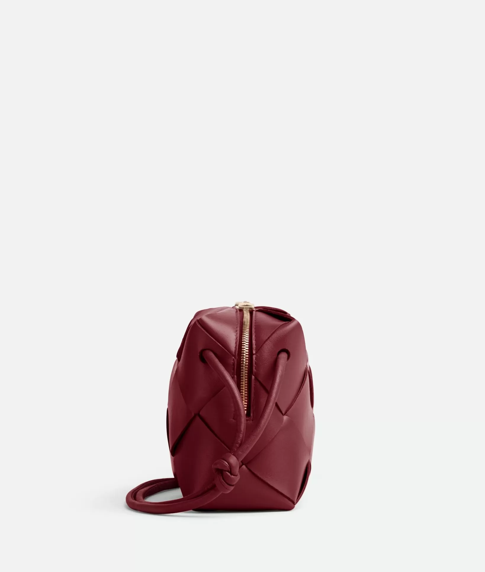 Mini>Bottega Veneta Mini Cassette Camera Bag Bordeaux