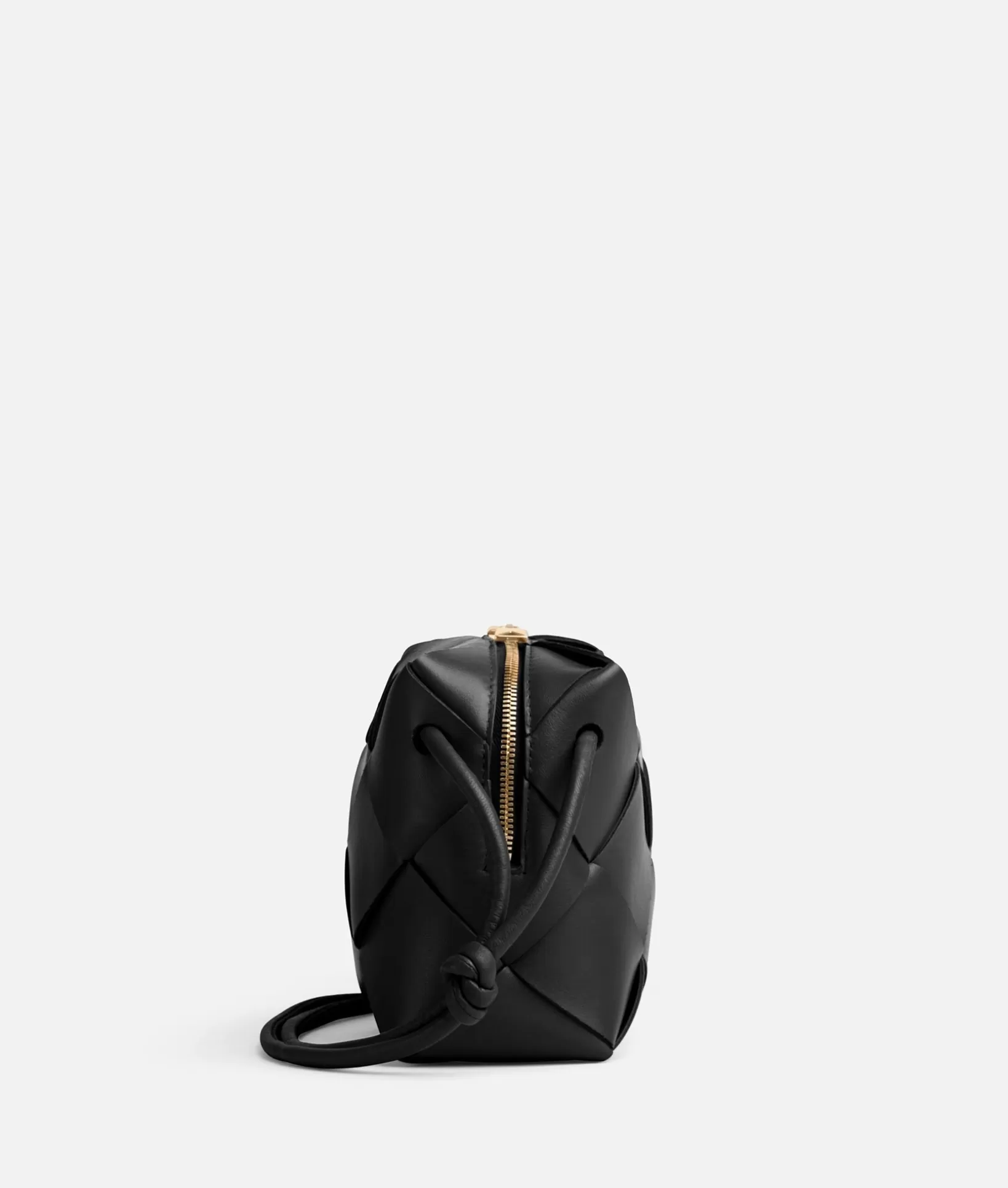 Mini>Bottega Veneta Mini Cassette Camera Bag Black