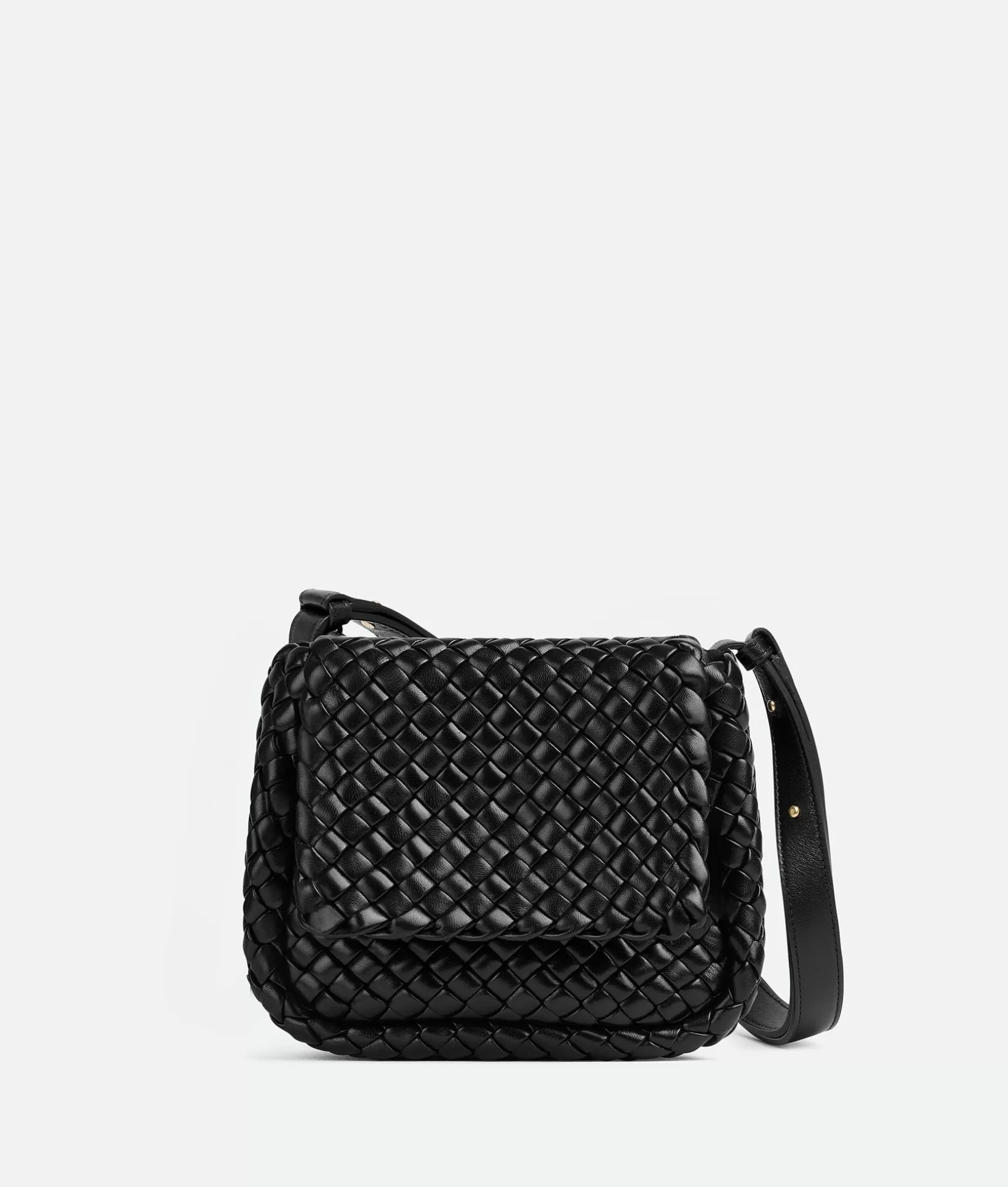 Shoulder | Mini>Bottega Veneta Mini Cobble Shoulder Bag Black