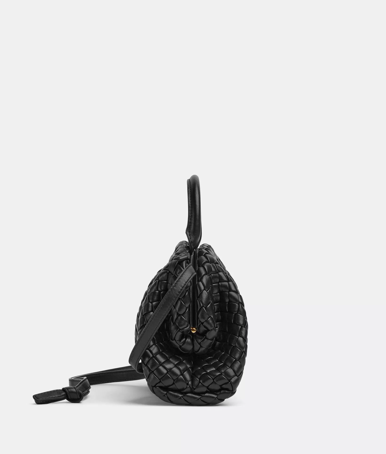 Handle>Bottega Veneta Mini Handle Black