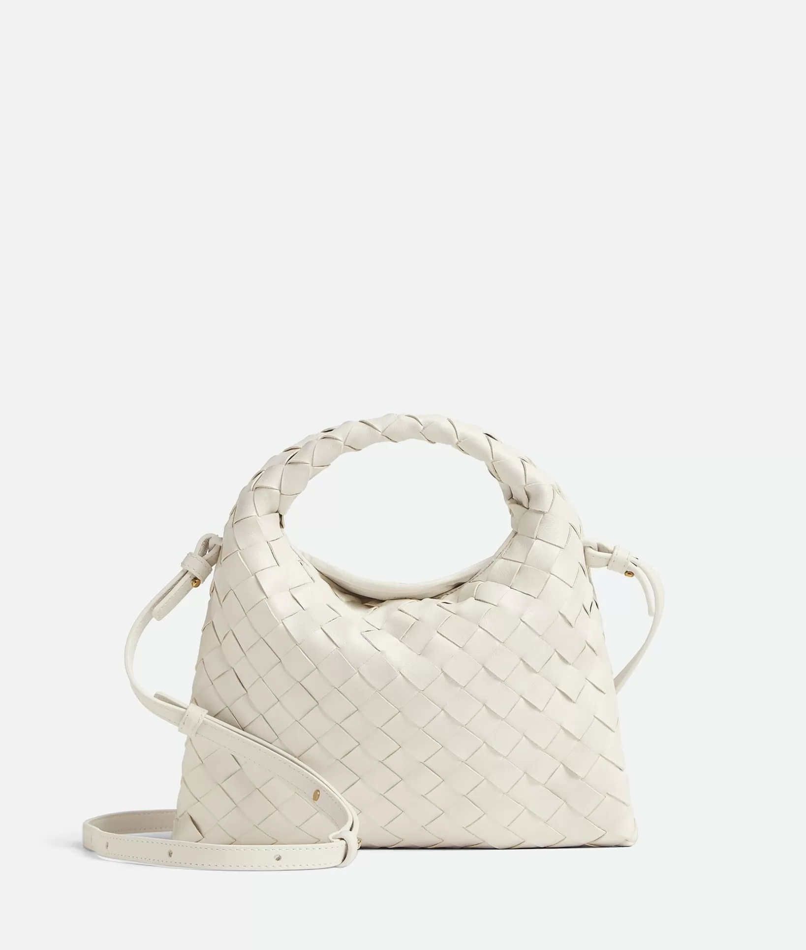 Crossbody | Mini>Bottega Veneta Mini Hop White