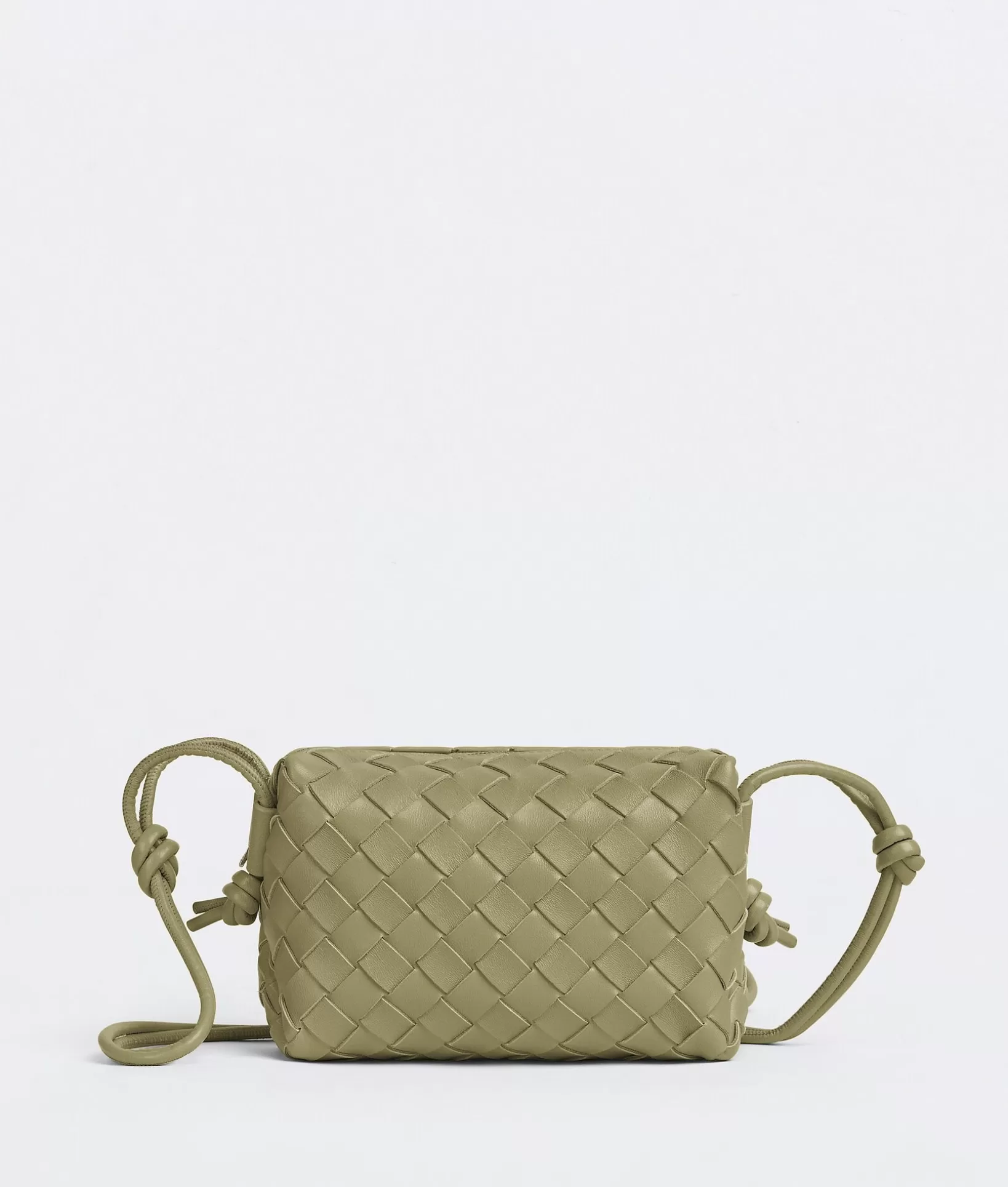 Mini>Bottega Veneta Mini Loop Camera Bag Travertine