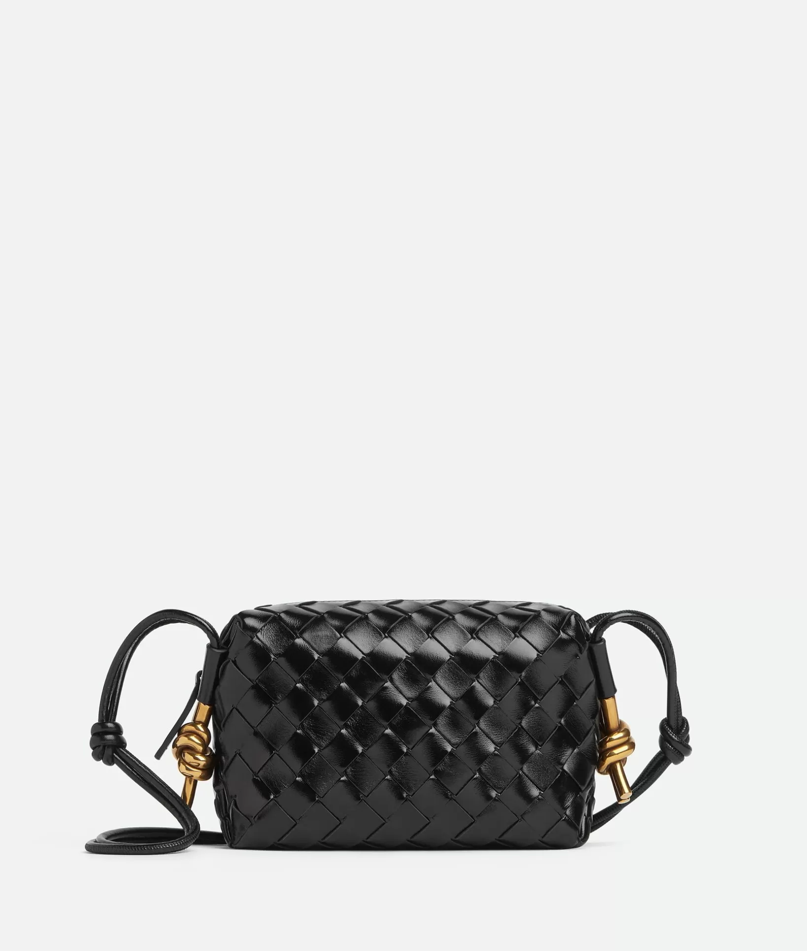 Mini>Bottega Veneta Mini Loop Camera Bag Black