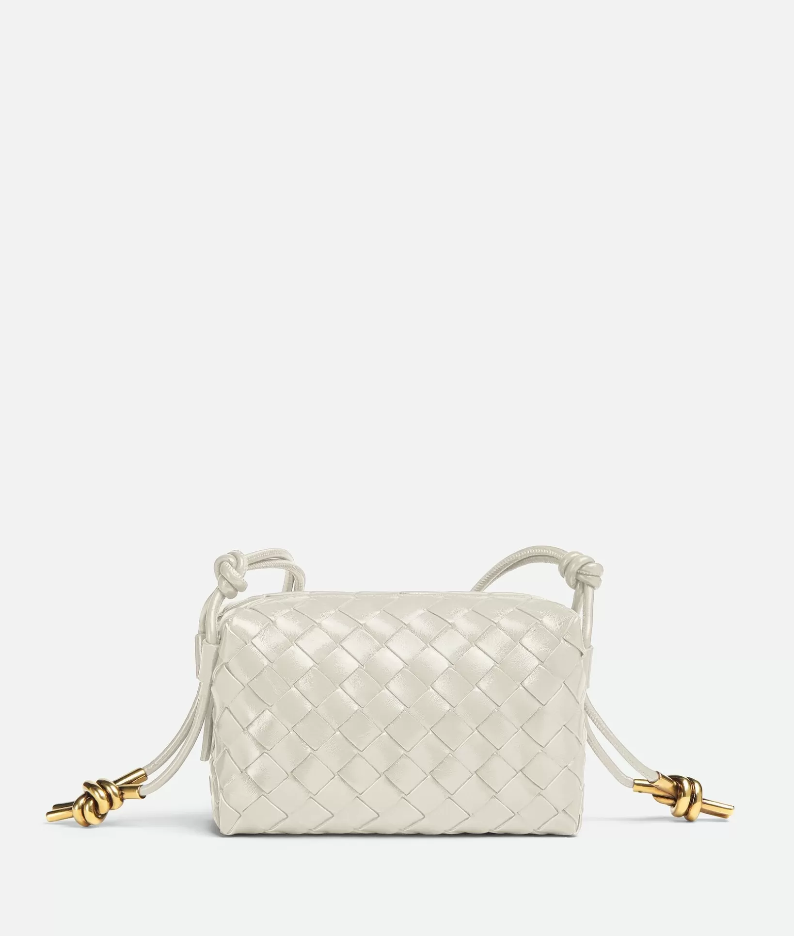 Mini | Crossbody>Bottega Veneta Mini Loop Camera Bag Bone