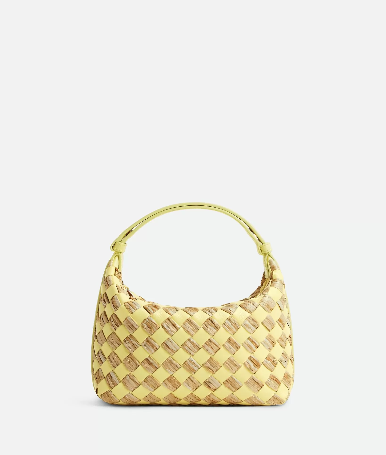 Mini>Bottega Veneta Mini Wallace Sherbert/natural