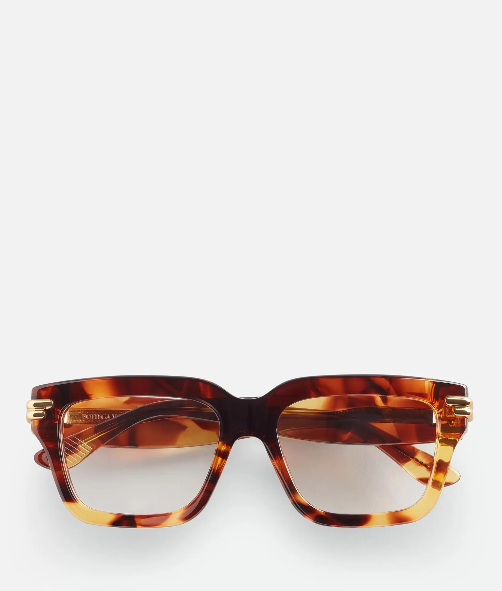 Opticals | Opticals>Bottega Veneta Mitre Square Eyeglasses Havana/transparent