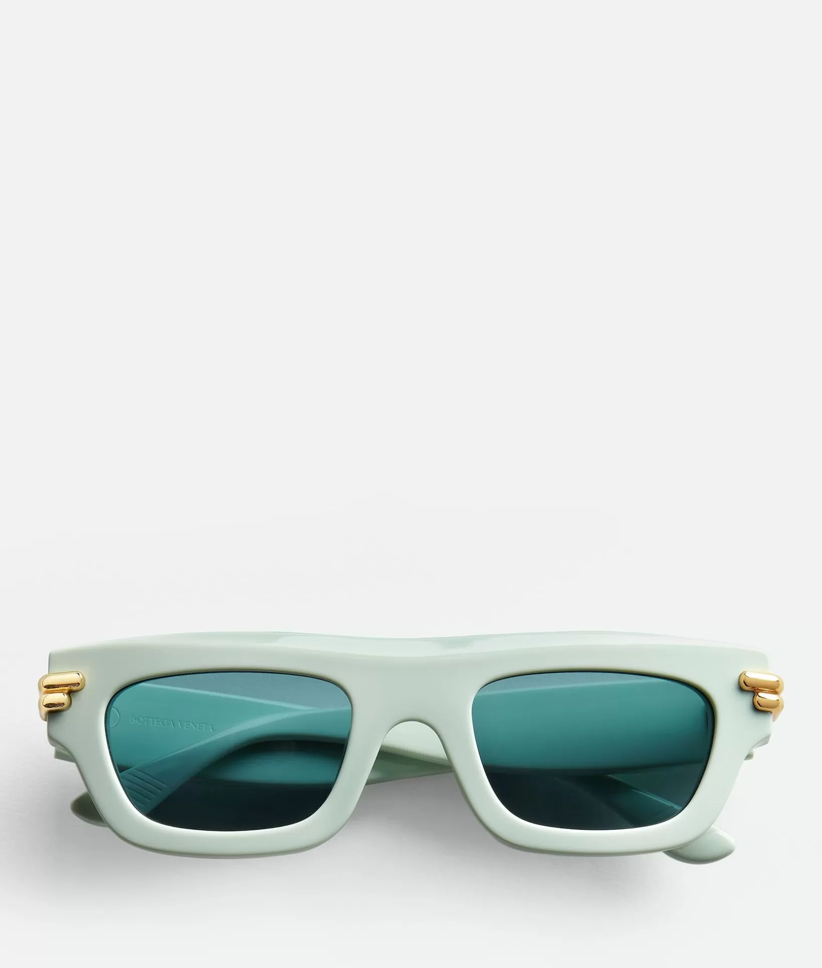 Sunglasses | Sunglasses>Bottega Veneta Mitre Square Sunglasses Green