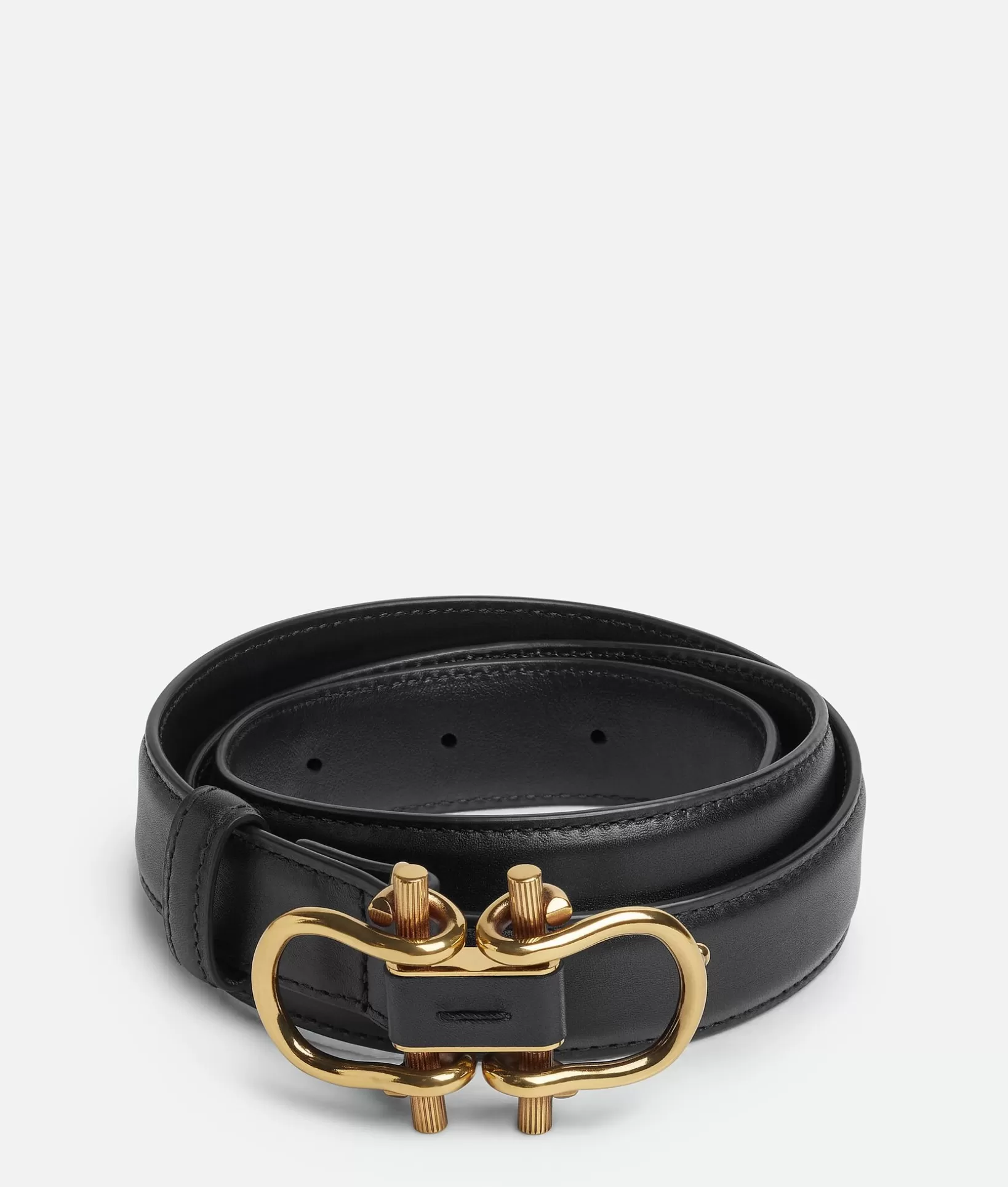 Belts>Bottega Veneta Monsieur Belt Black