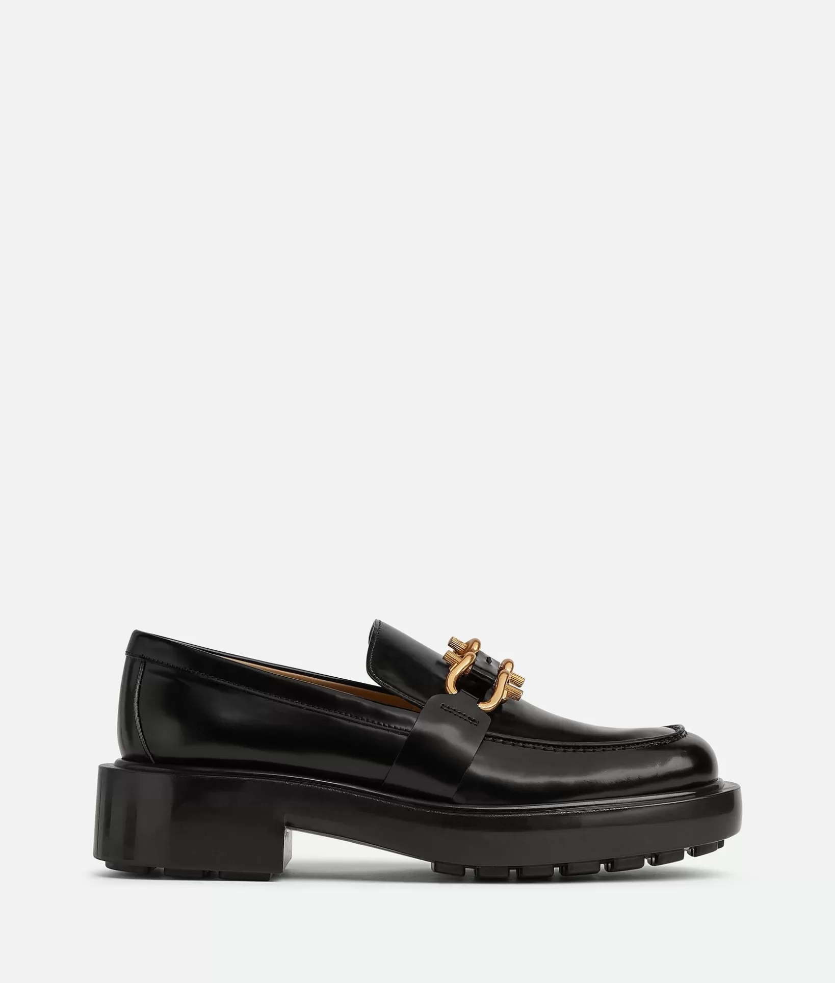 Flats>Bottega Veneta Monsieur Chunky Loafer Black