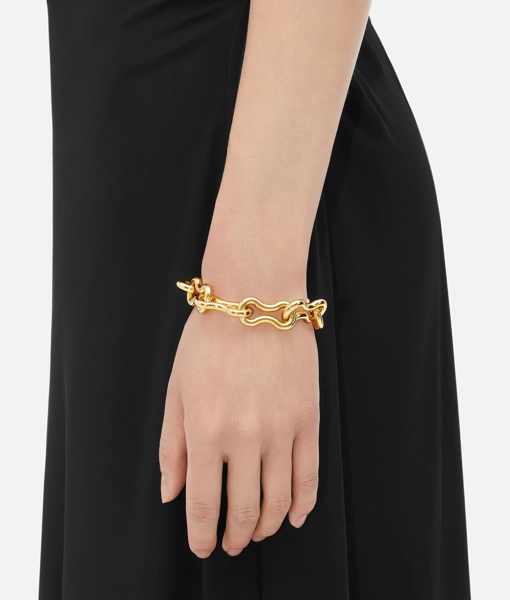 Bracelets>Bottega Veneta Nest Chain Bracelet Yellow gold