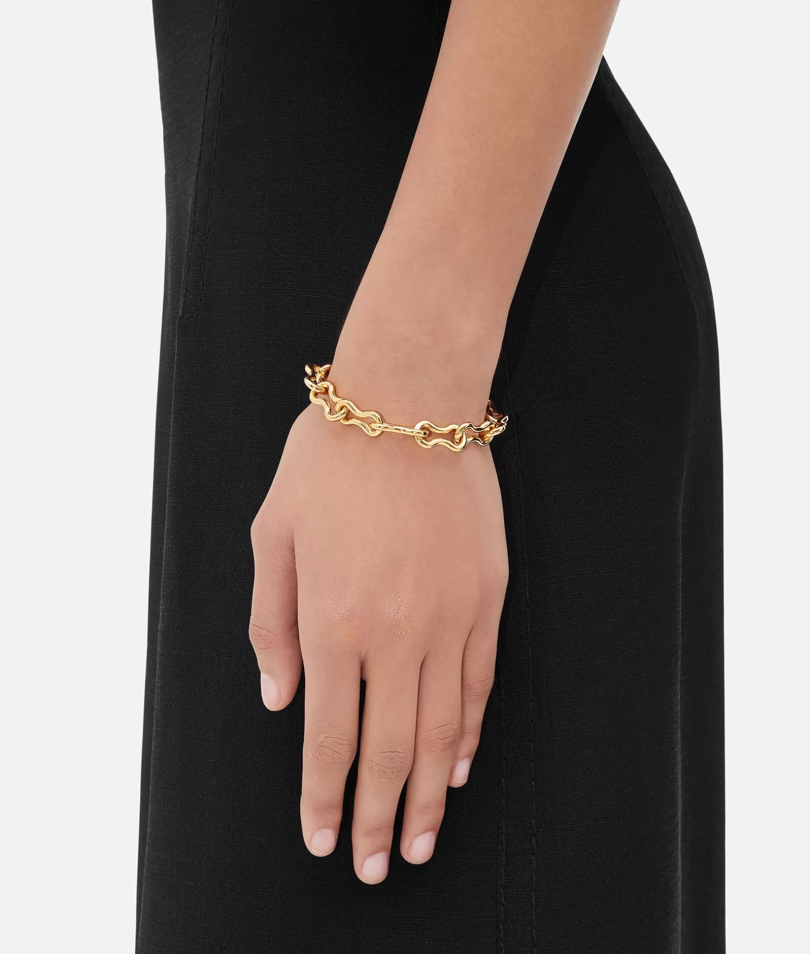 Bracelets>Bottega Veneta Nest Chain Bracelet Yellow gold