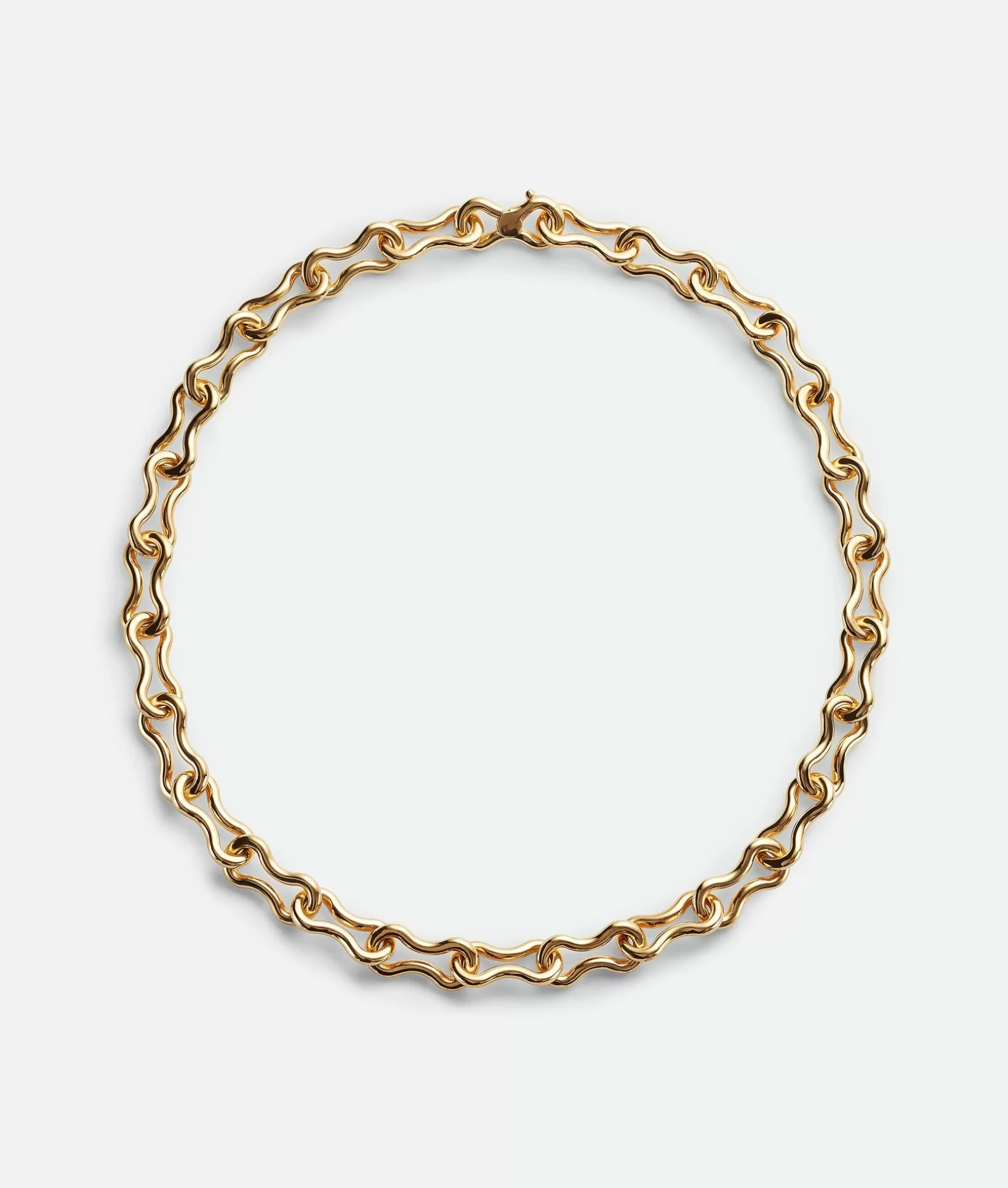 Necklaces>Bottega Veneta Nest Chain Necklace Yellow gold