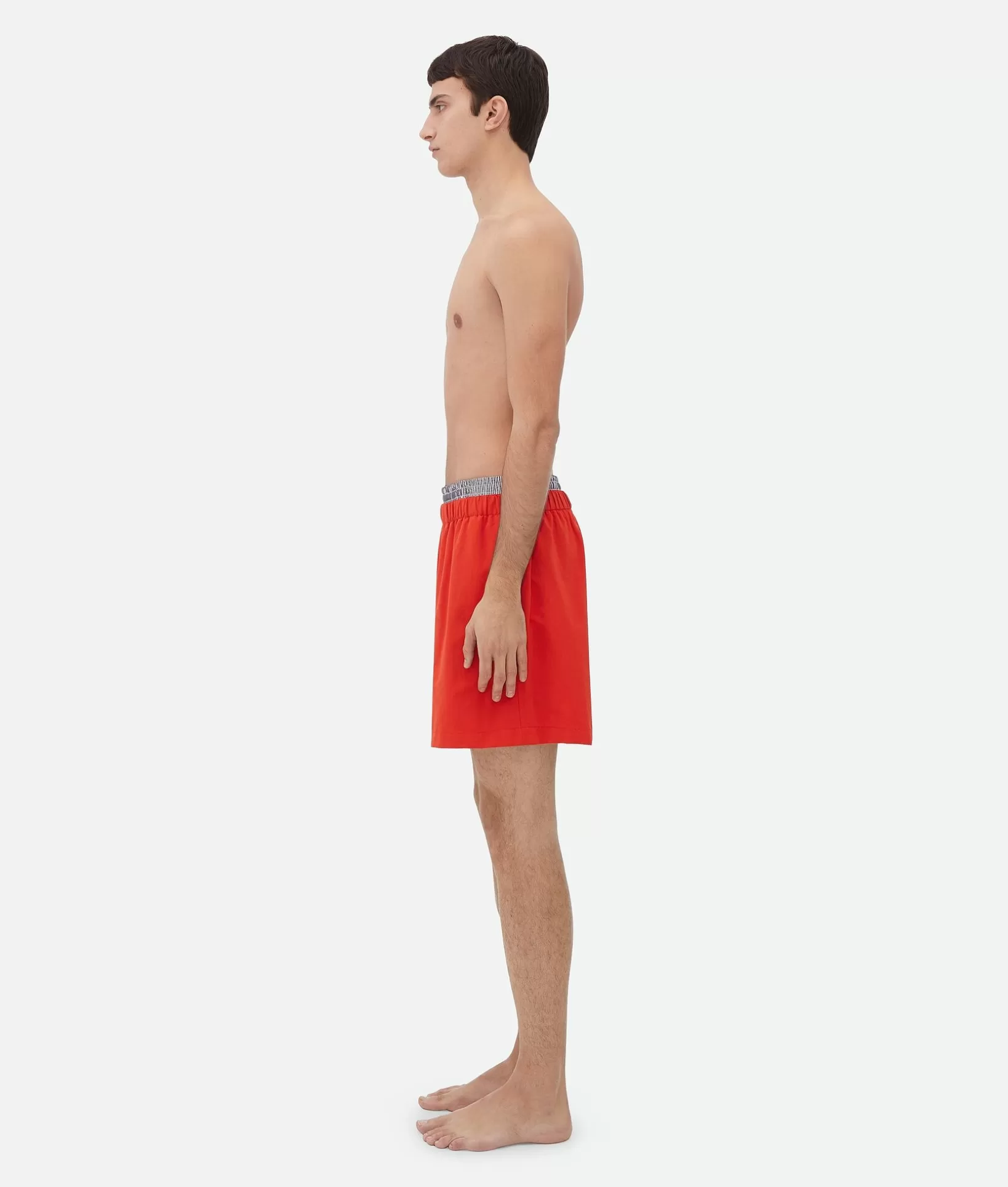 Swimwear>Bottega Veneta Nylon Swim Shorts Tulip