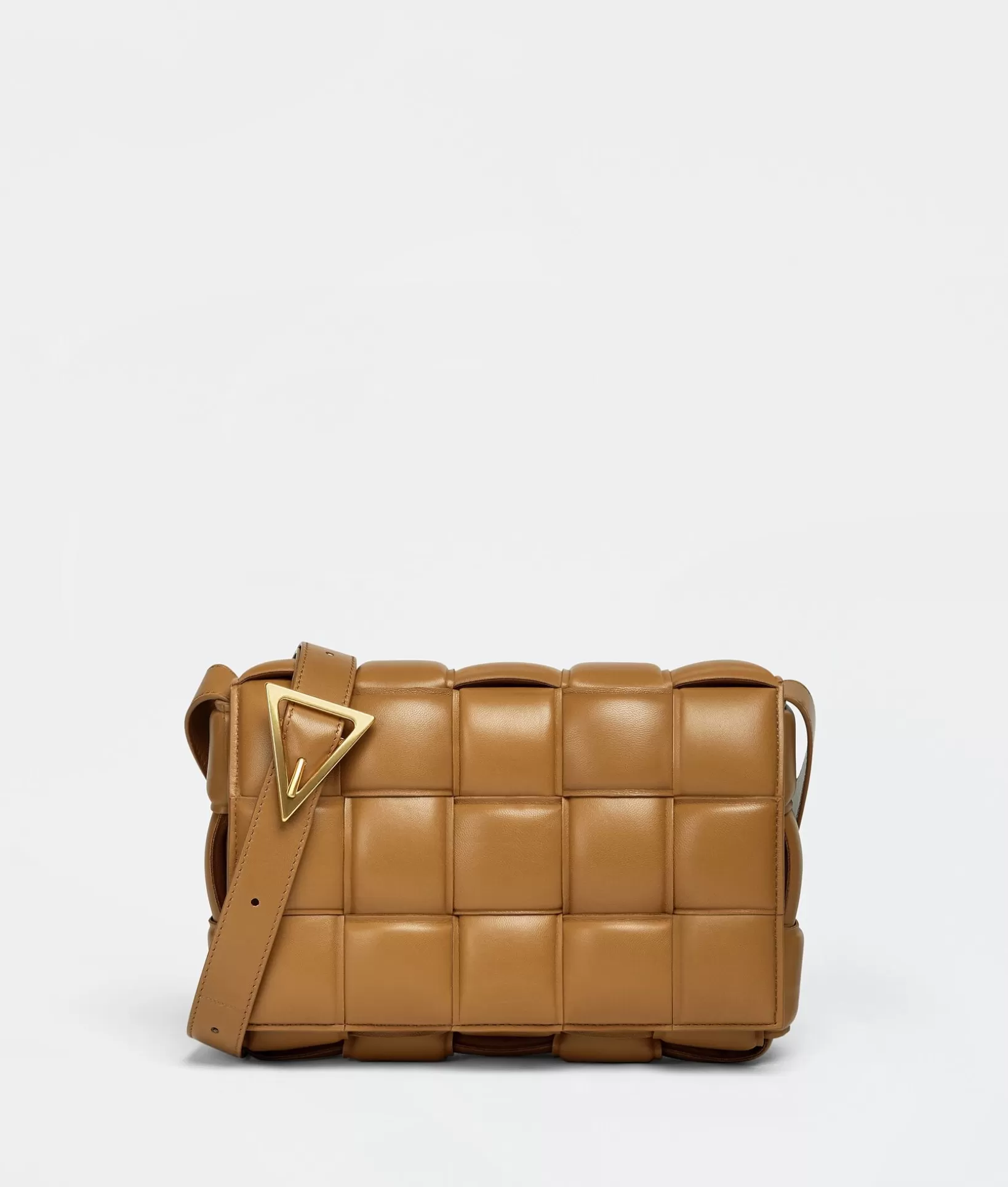 Crossbody>Bottega Veneta Padded Cassette Caramel