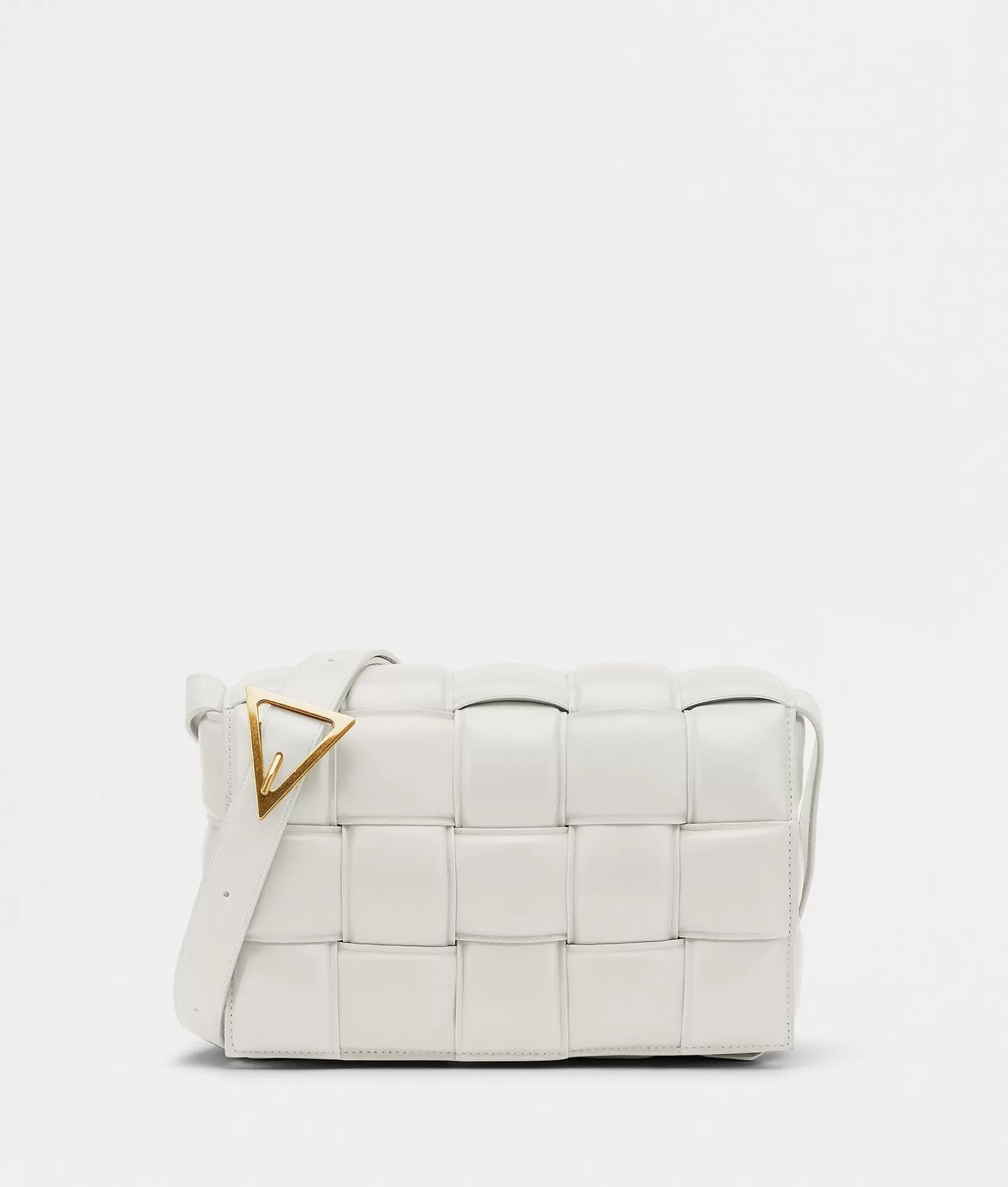 Crossbody>Bottega Veneta Padded Cassette Chalk