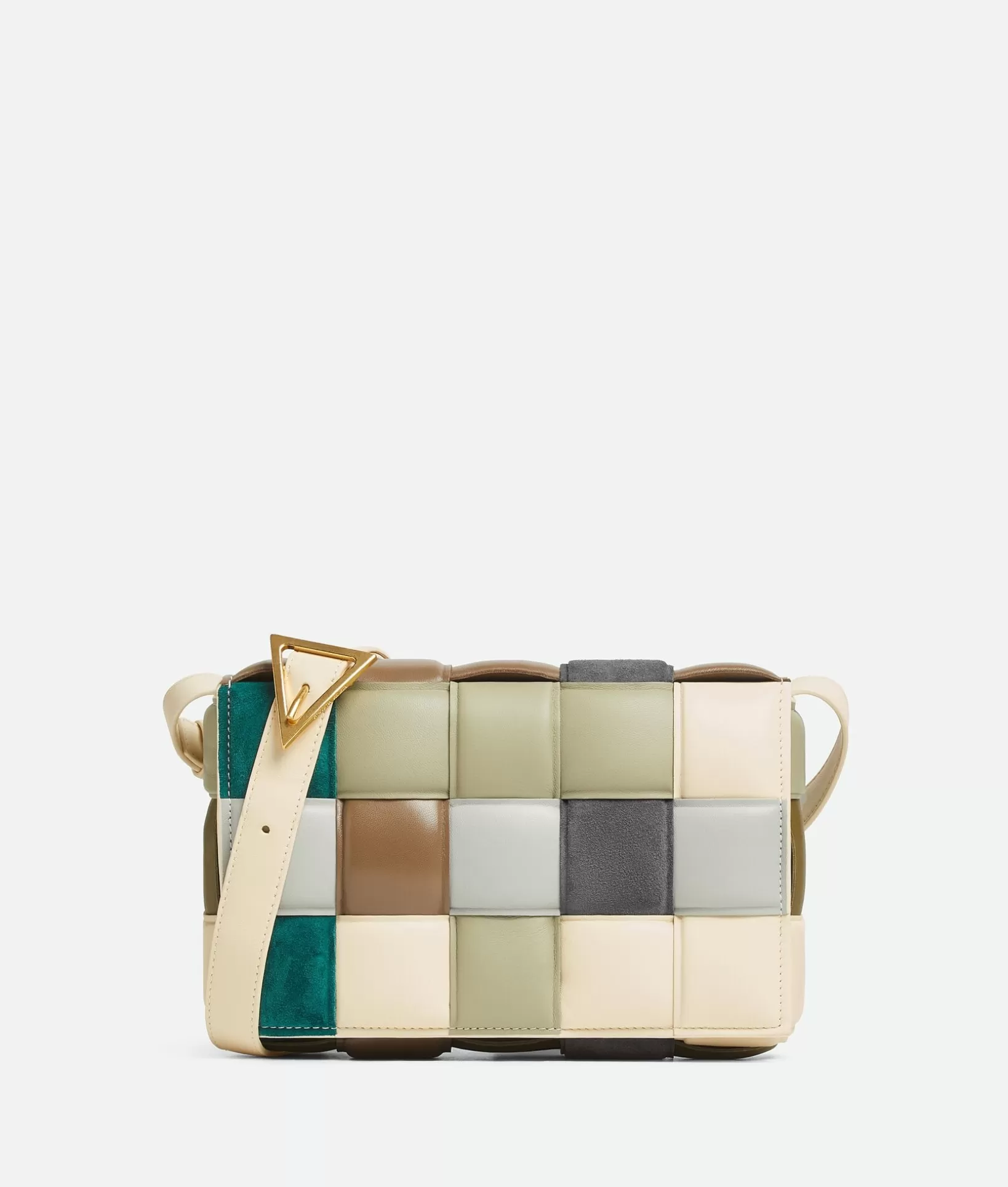 Crossbody>Bottega Veneta Padded Cassette Natural multicolor / Fondant / Seasalt