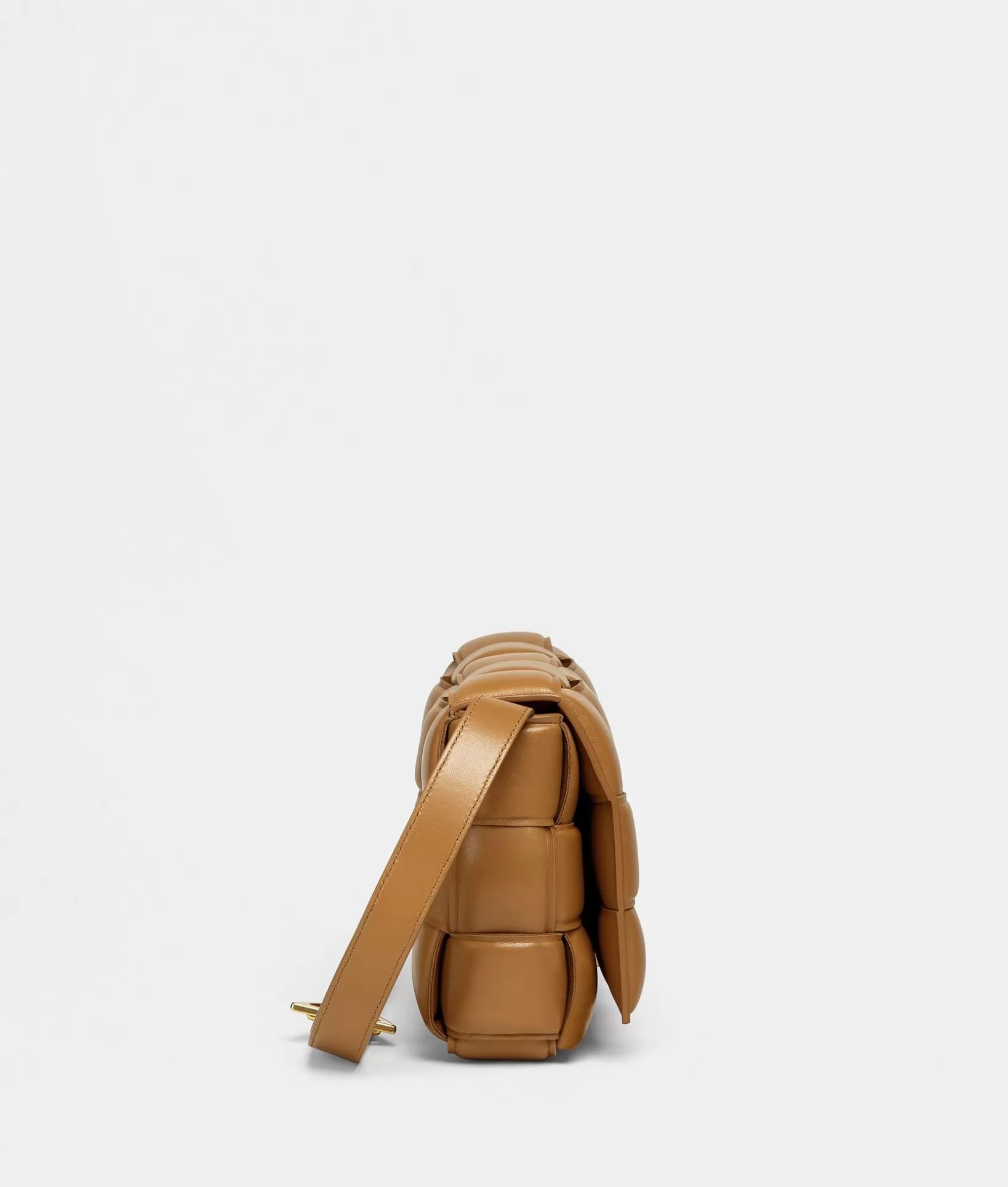 Crossbody>Bottega Veneta Padded Cassette Caramel