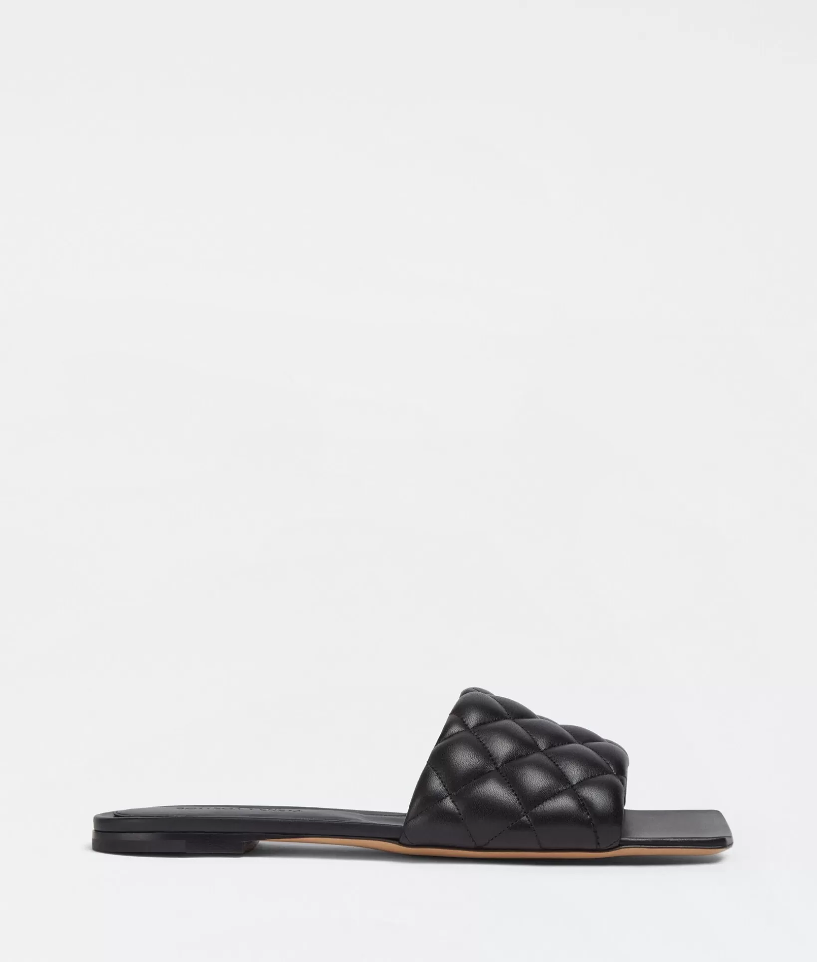 Sandals>Bottega Veneta Padded Flat Sandal Nero