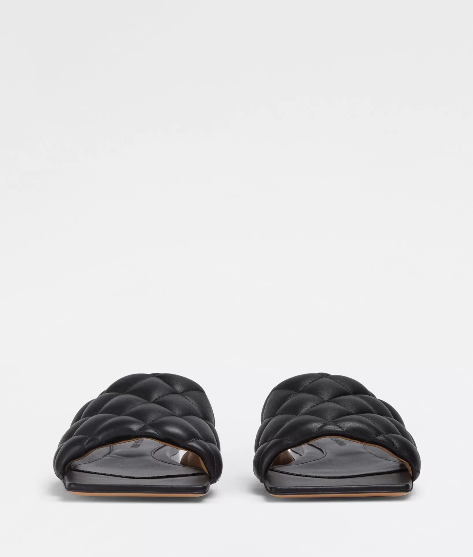 Sandals>Bottega Veneta Padded Flat Sandal Nero