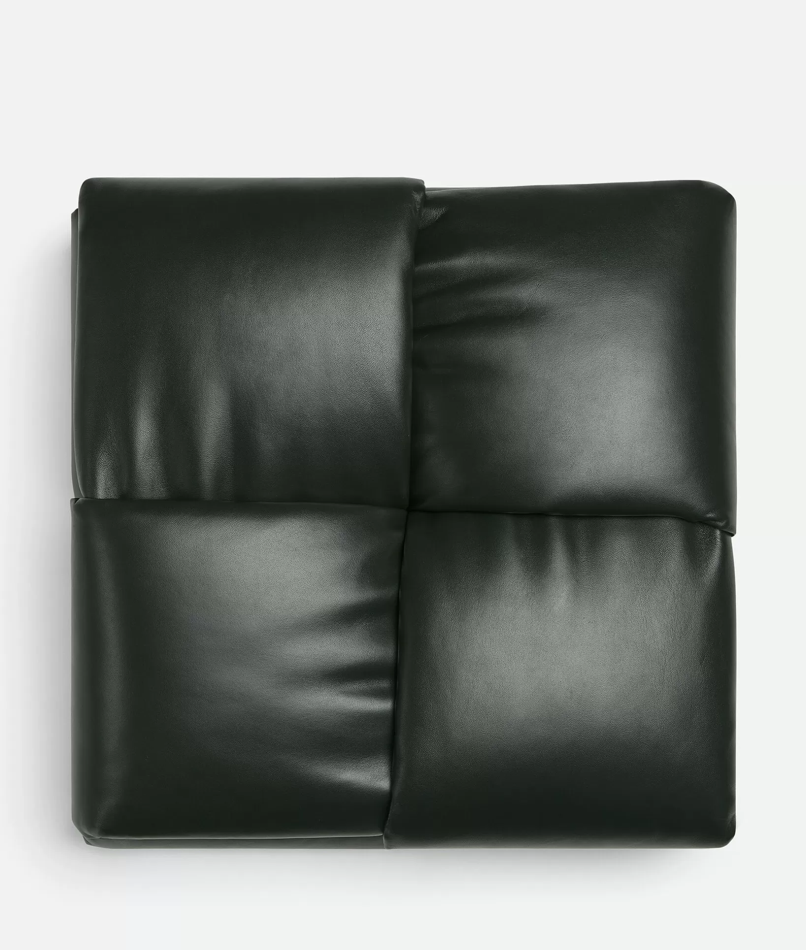 Cushions>Bottega Veneta Padded Intreccio Cushion Dark green