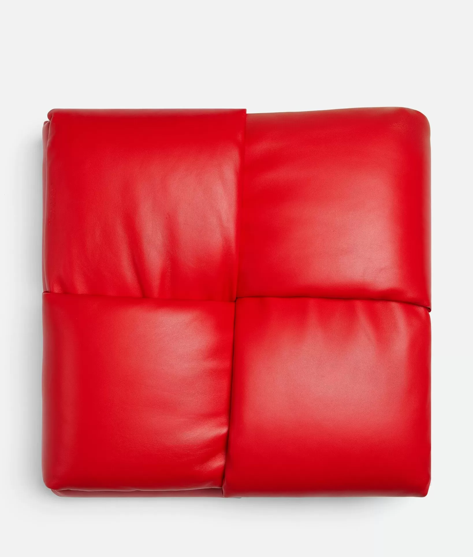 Cushions>Bottega Veneta Padded Intreccio Cushion Red stone