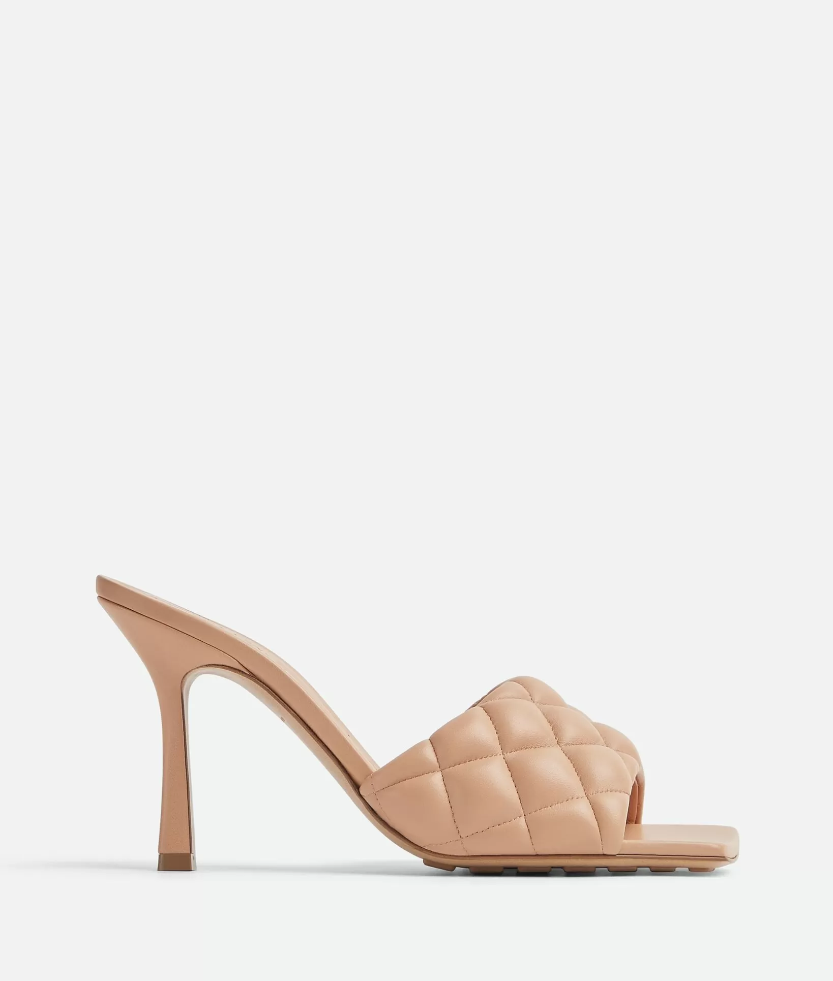 Sandals>Bottega Veneta Padded Mule Cipria