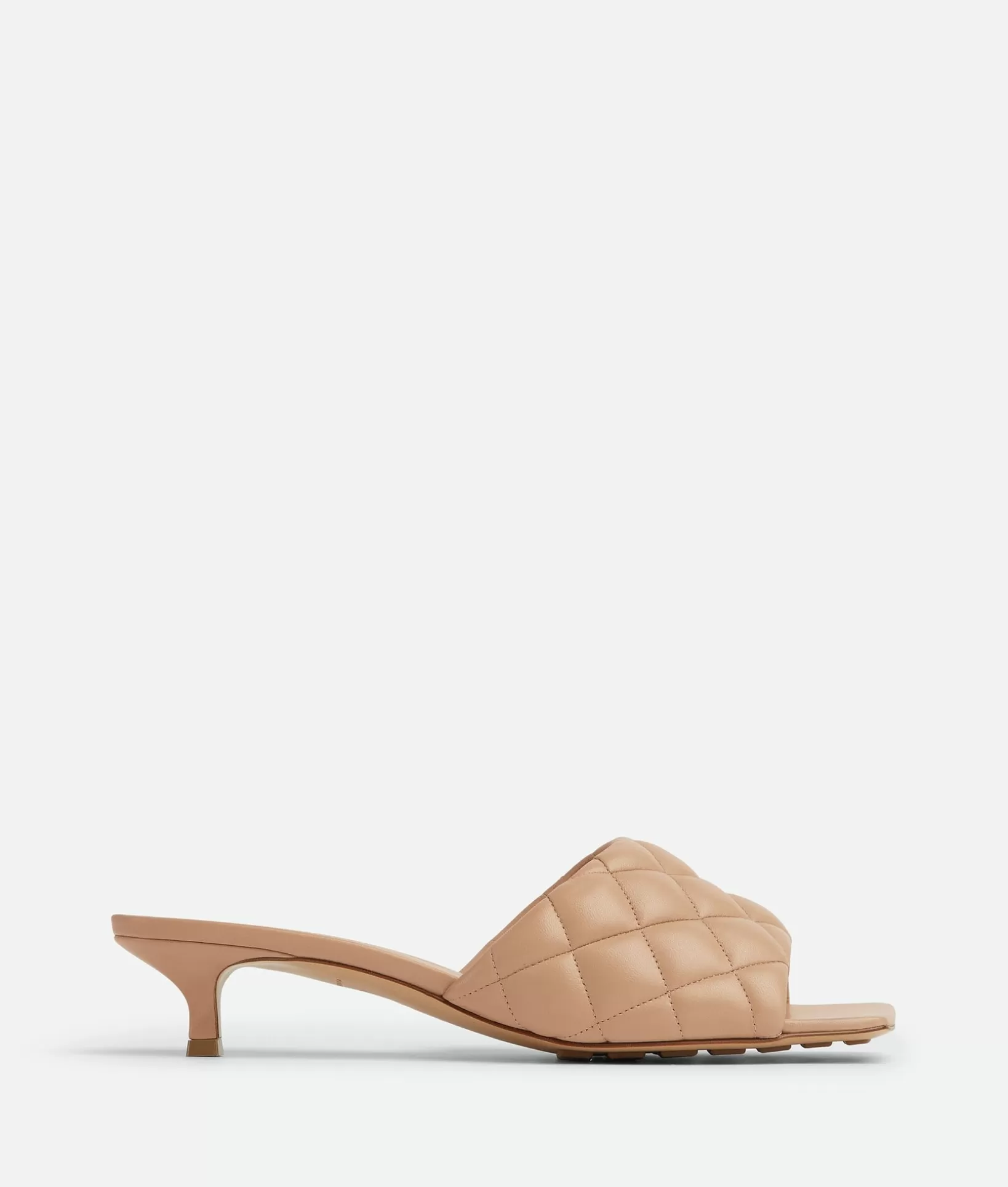 Sandals>Bottega Veneta Padded Mule Cipria