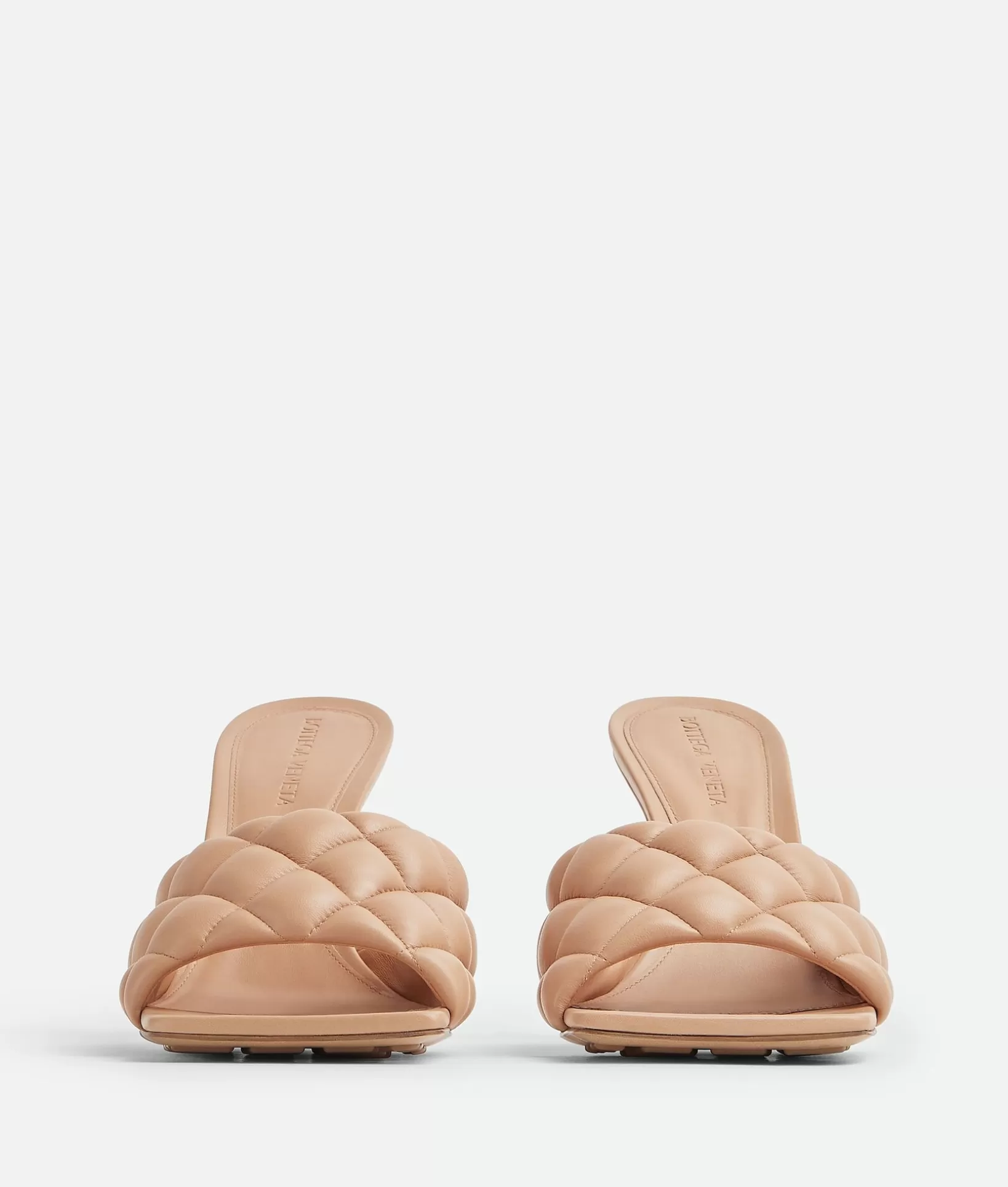 Sandals>Bottega Veneta Padded Mule Cipria